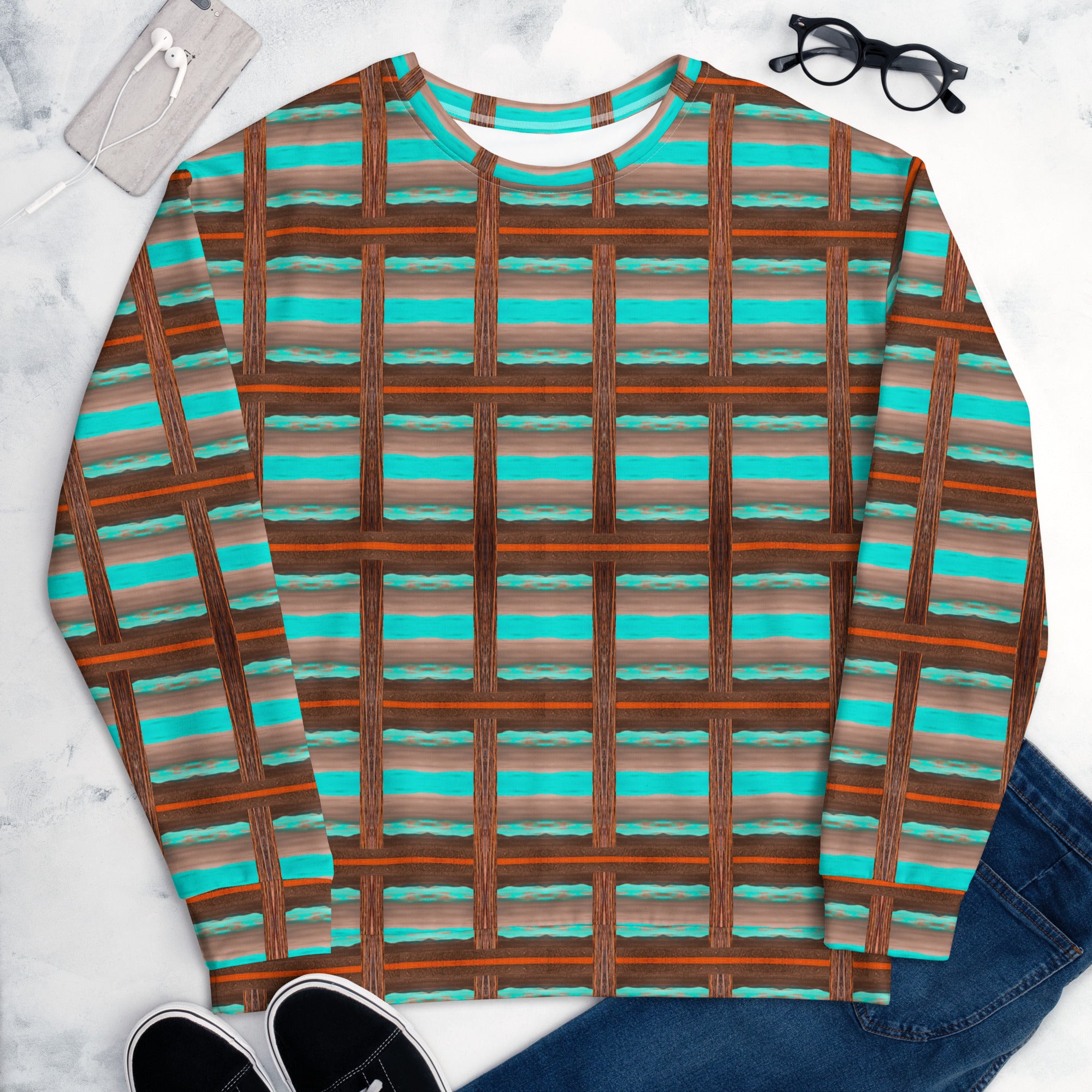 Mojave Trails Unisex Eco-Friendly Sweatshirt Triboca Arts XS