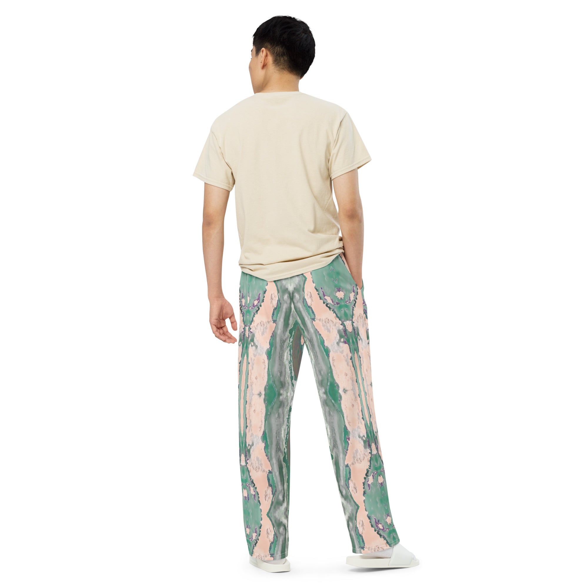 Gulf Shore Unisex Wide-Leg Pajama Pants Triboca Arts