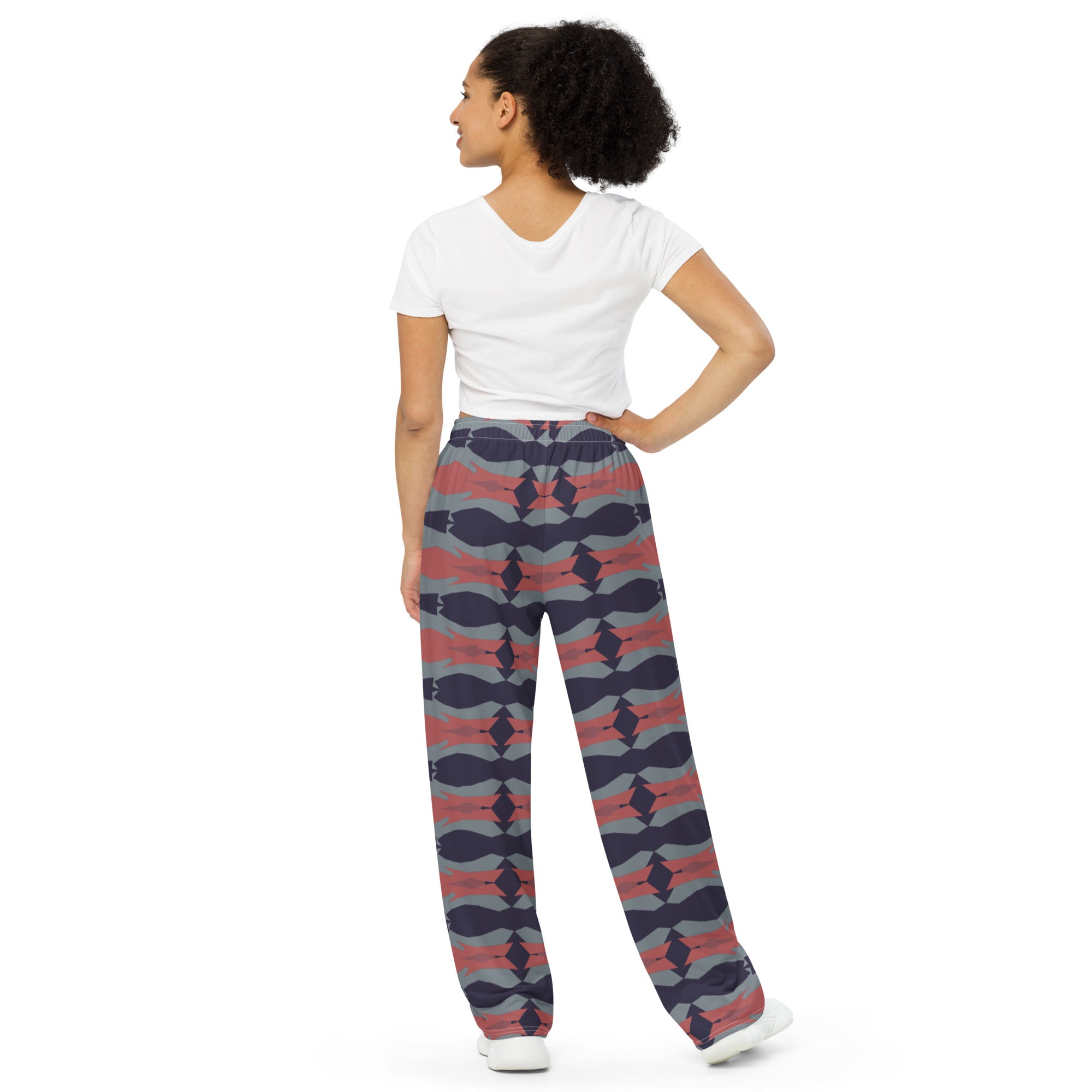 Gulf Shore Unisex Wide-Leg Pajama Pants Triboca Arts   
