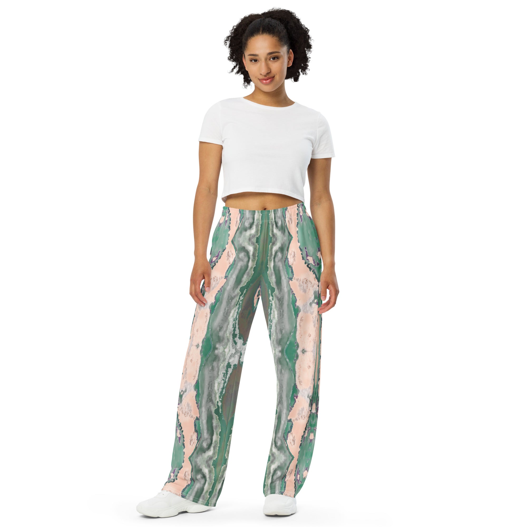 Gulf Shore Unisex Wide-Leg Pajama Pants Triboca Arts 2XS