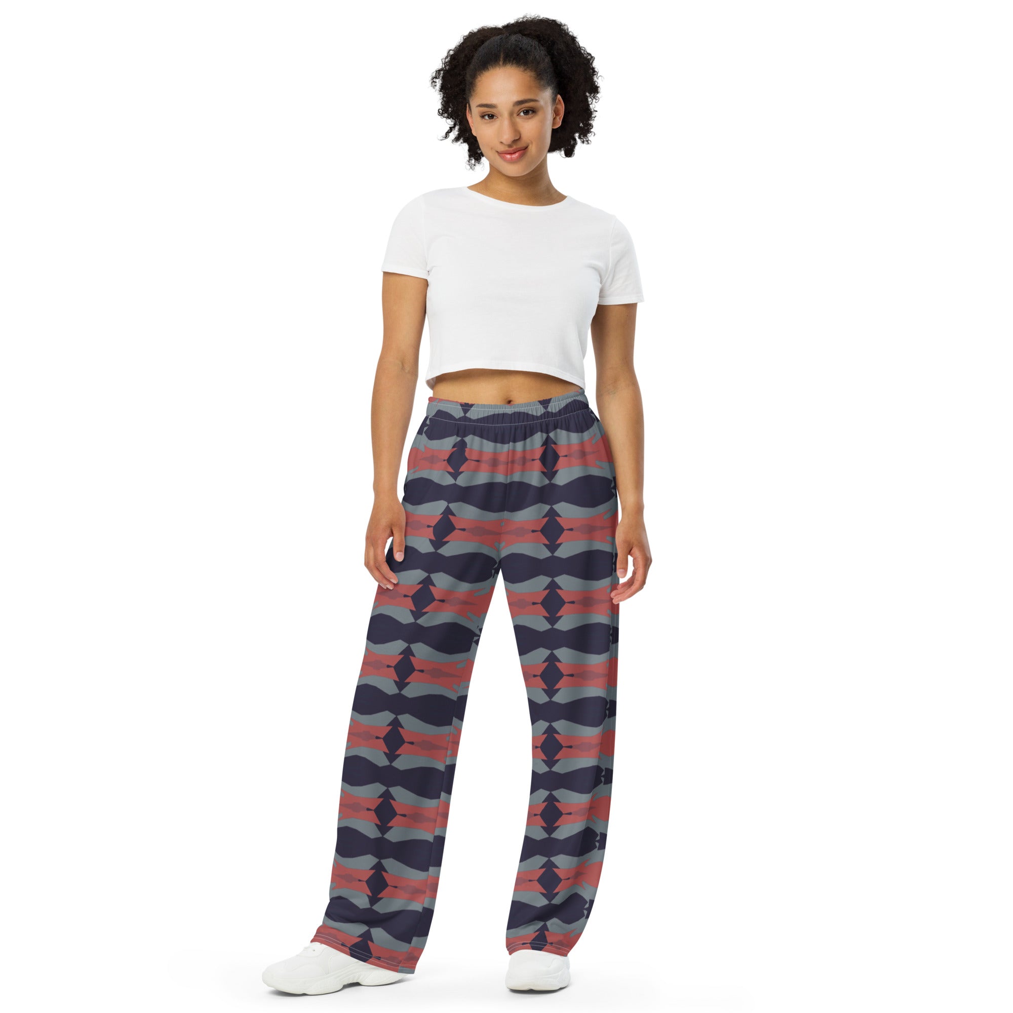 Gulf Shore Unisex Wide-Leg Pajama Pants Triboca Arts