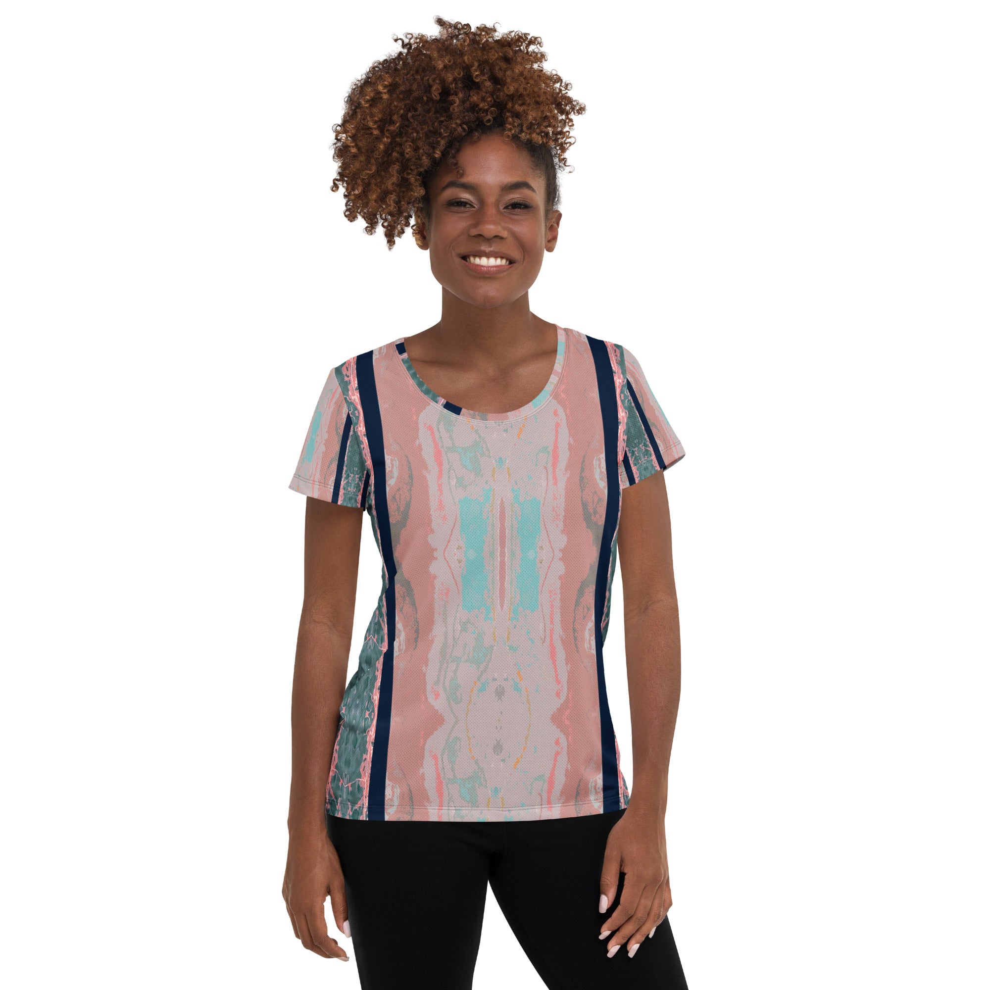Gulf Shore Women's Athletic T-Shirt Triboca Arts XS