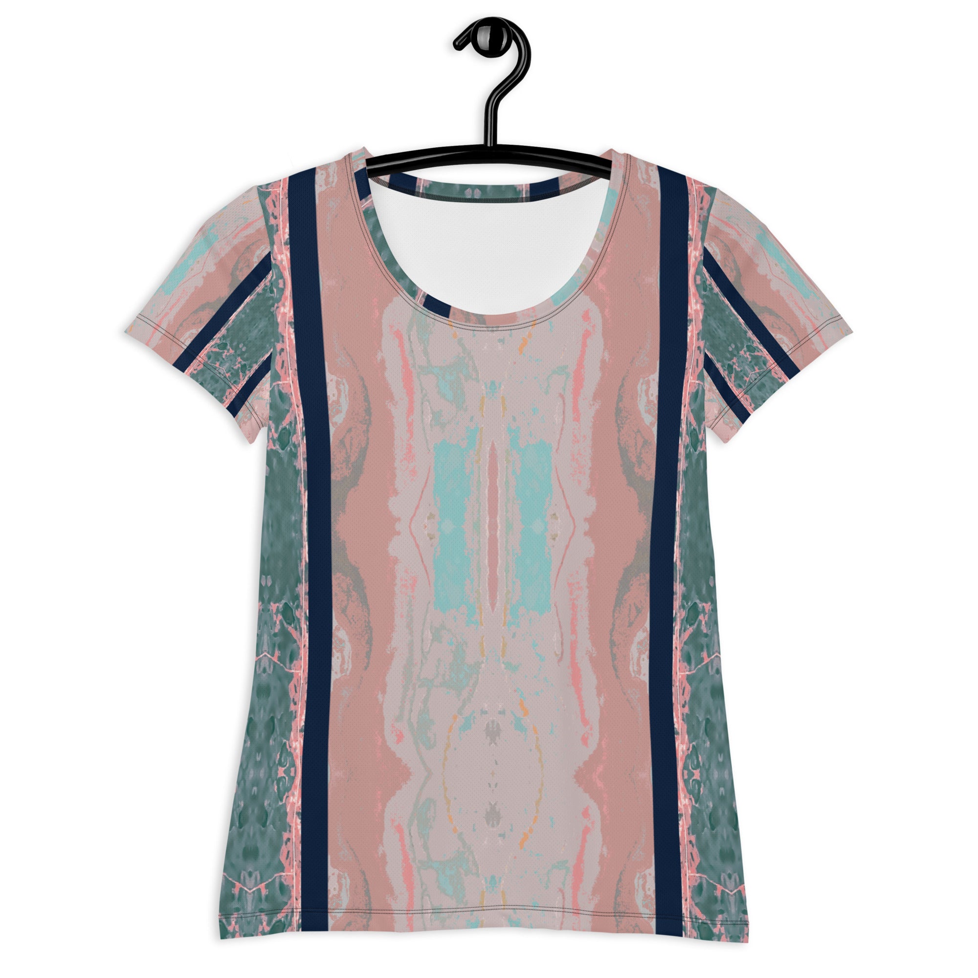 Gulf Shore Women's Athletic T-Shirt Triboca Arts