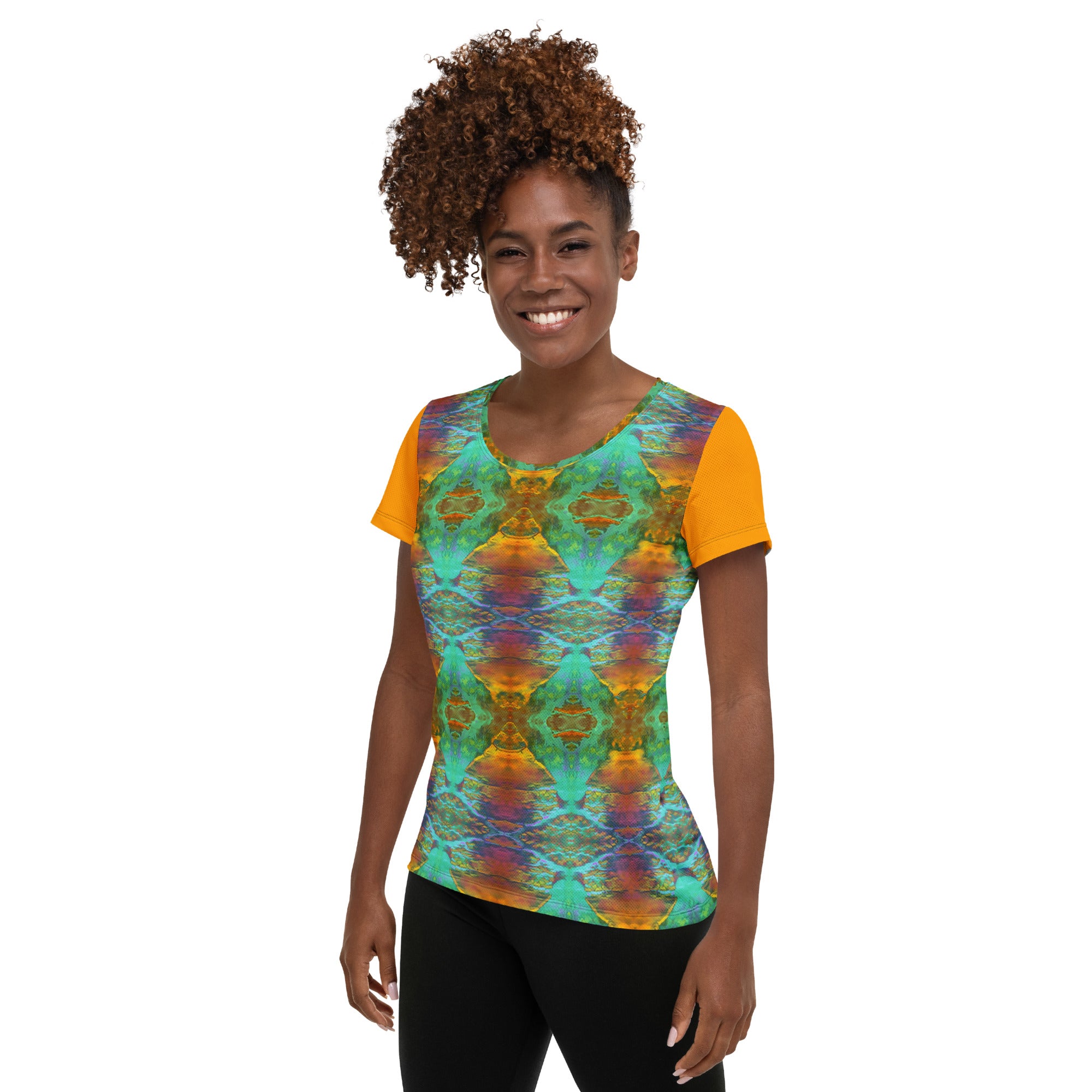 Gold Canyon Women's Athletic T-shirt Triboca Arts