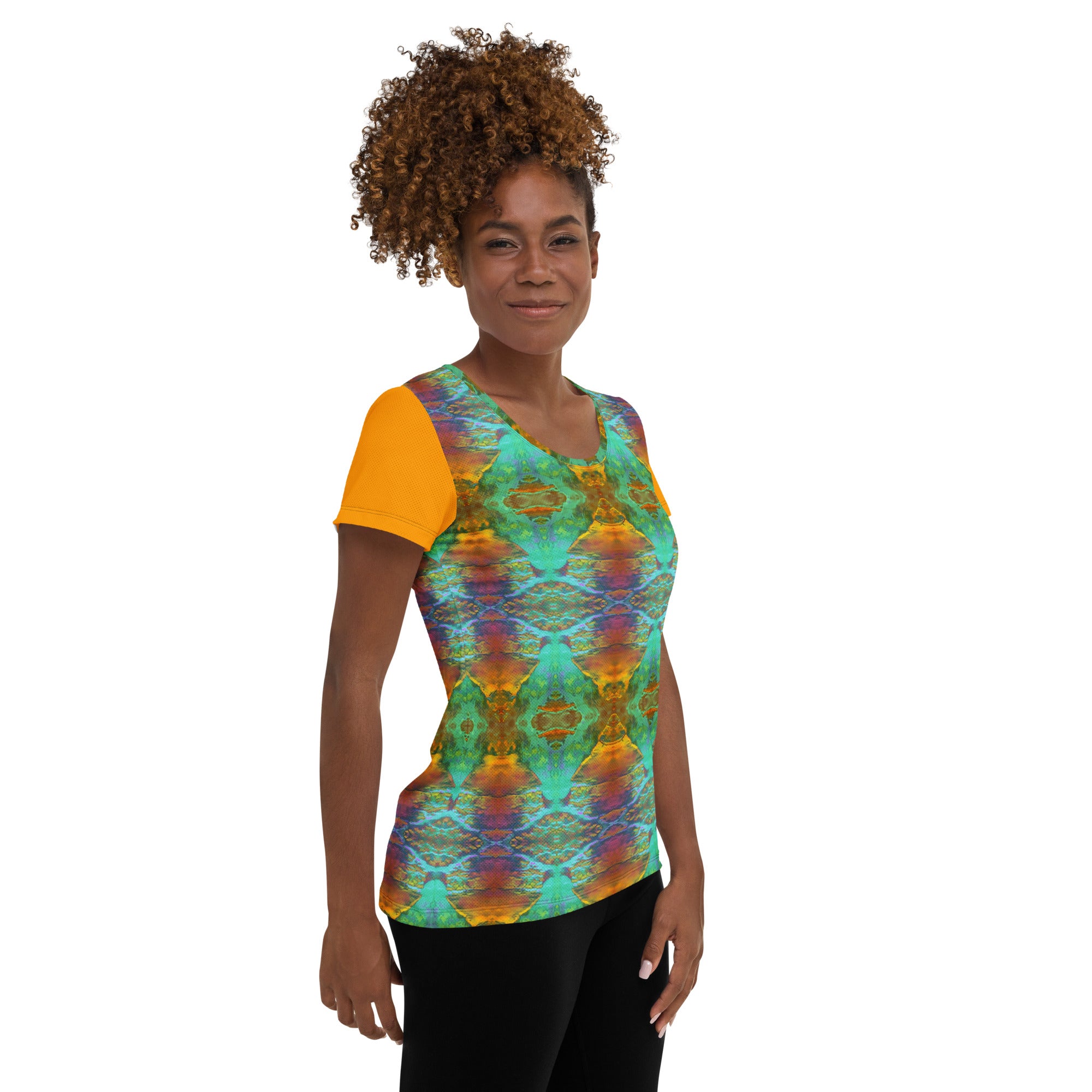 Gold Canyon Women's Athletic T-shirt Triboca Arts