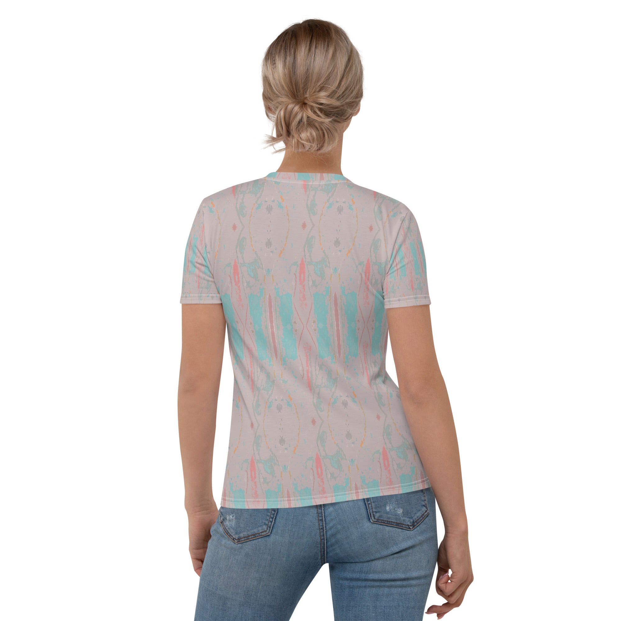 Gulf Shore Women's Crew Neck T-Shirt Triboca Arts