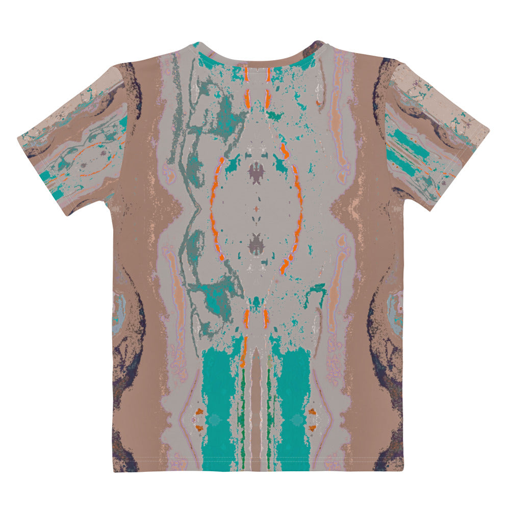 Gulf Shore Women's Crew Neck T-Shirt Triboca Arts