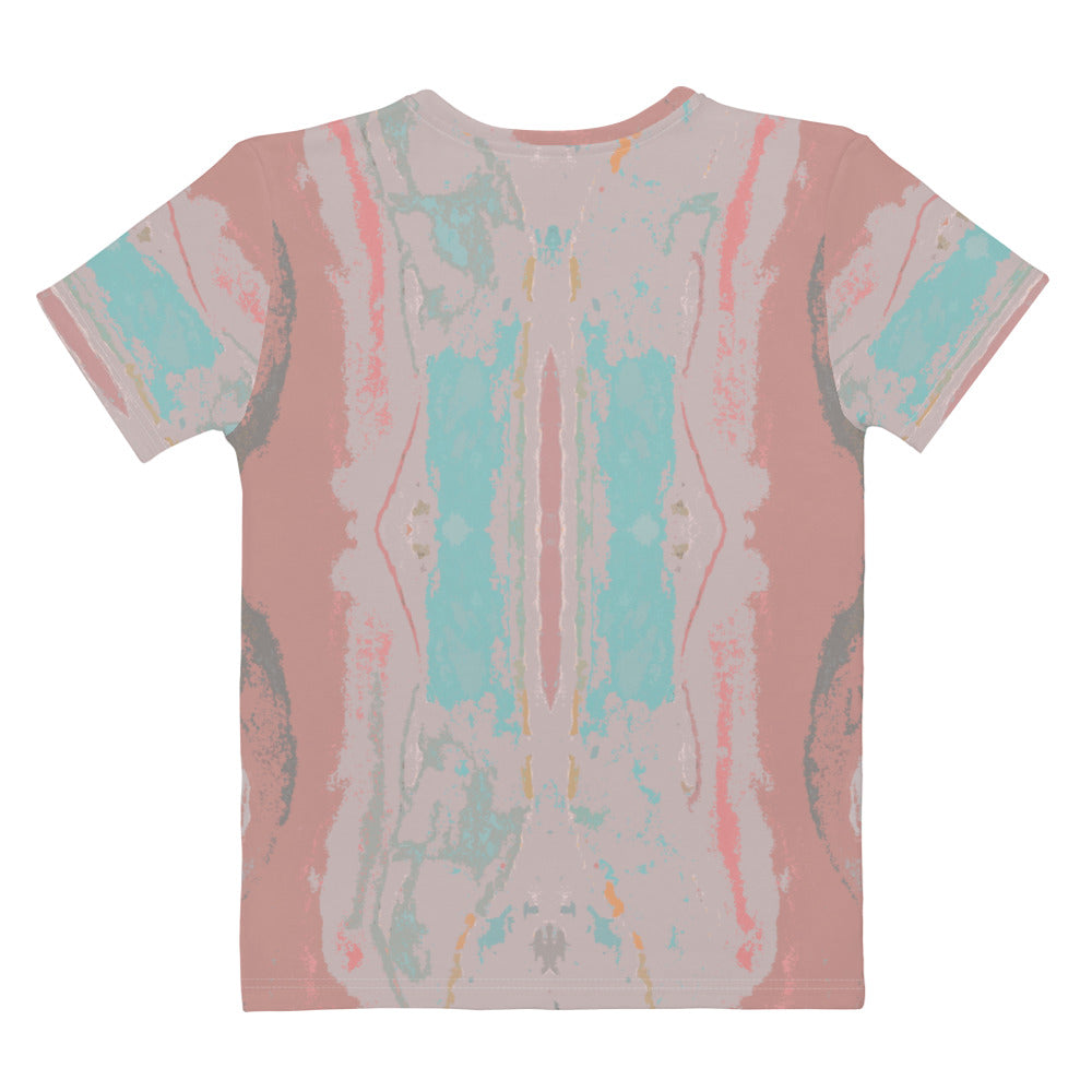 Gulf Shore Women's Crew Neck T-Shirt Triboca Arts