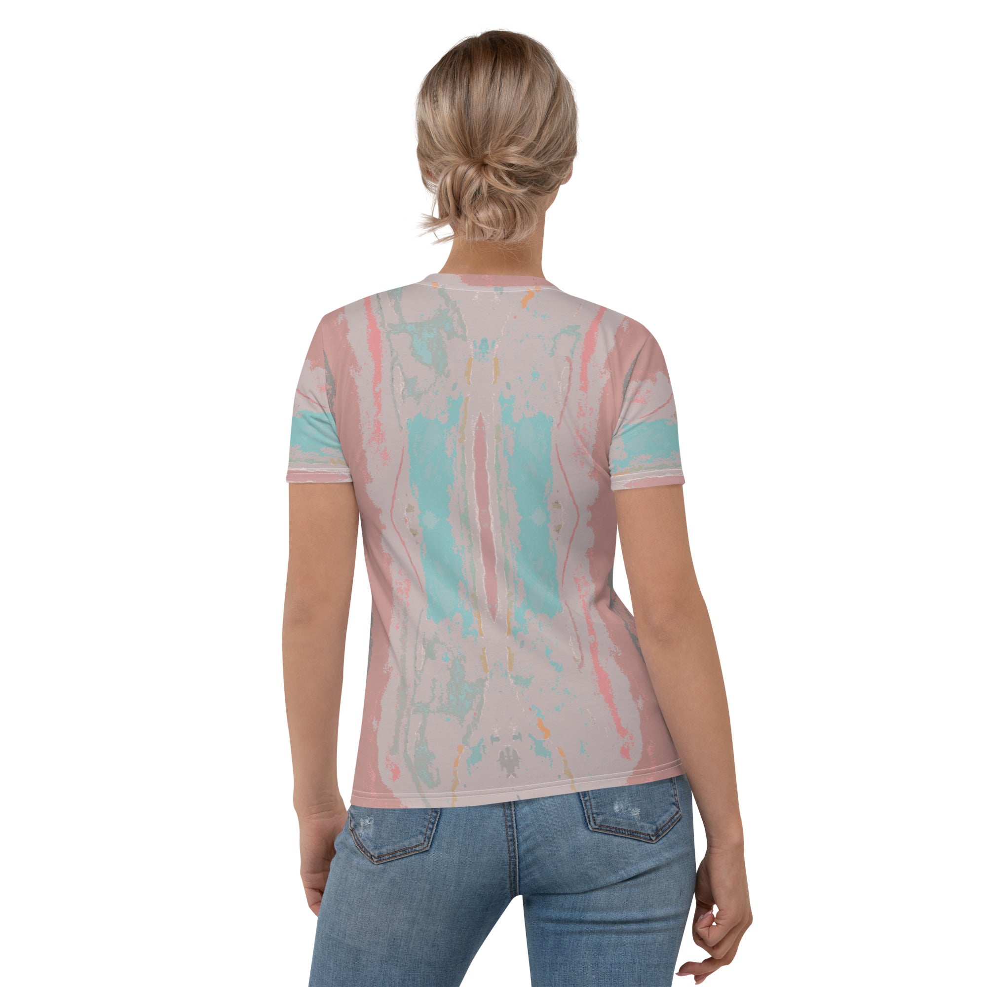 Gulf Shore Women's Crew Neck T-Shirt Triboca Arts
