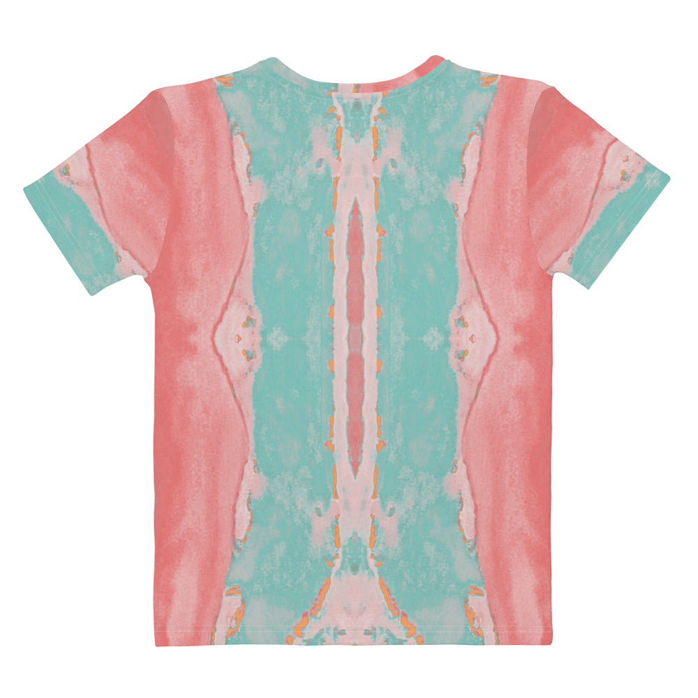 Gulf Shore Women's Crew Neck T-shirt Triboca Arts