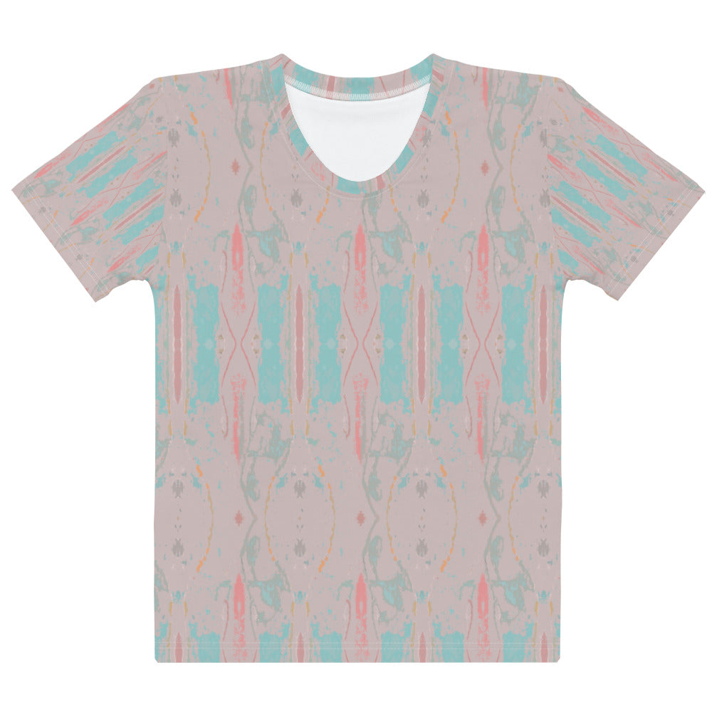 Gulf Shore Women's Crew Neck T-Shirt Triboca Arts