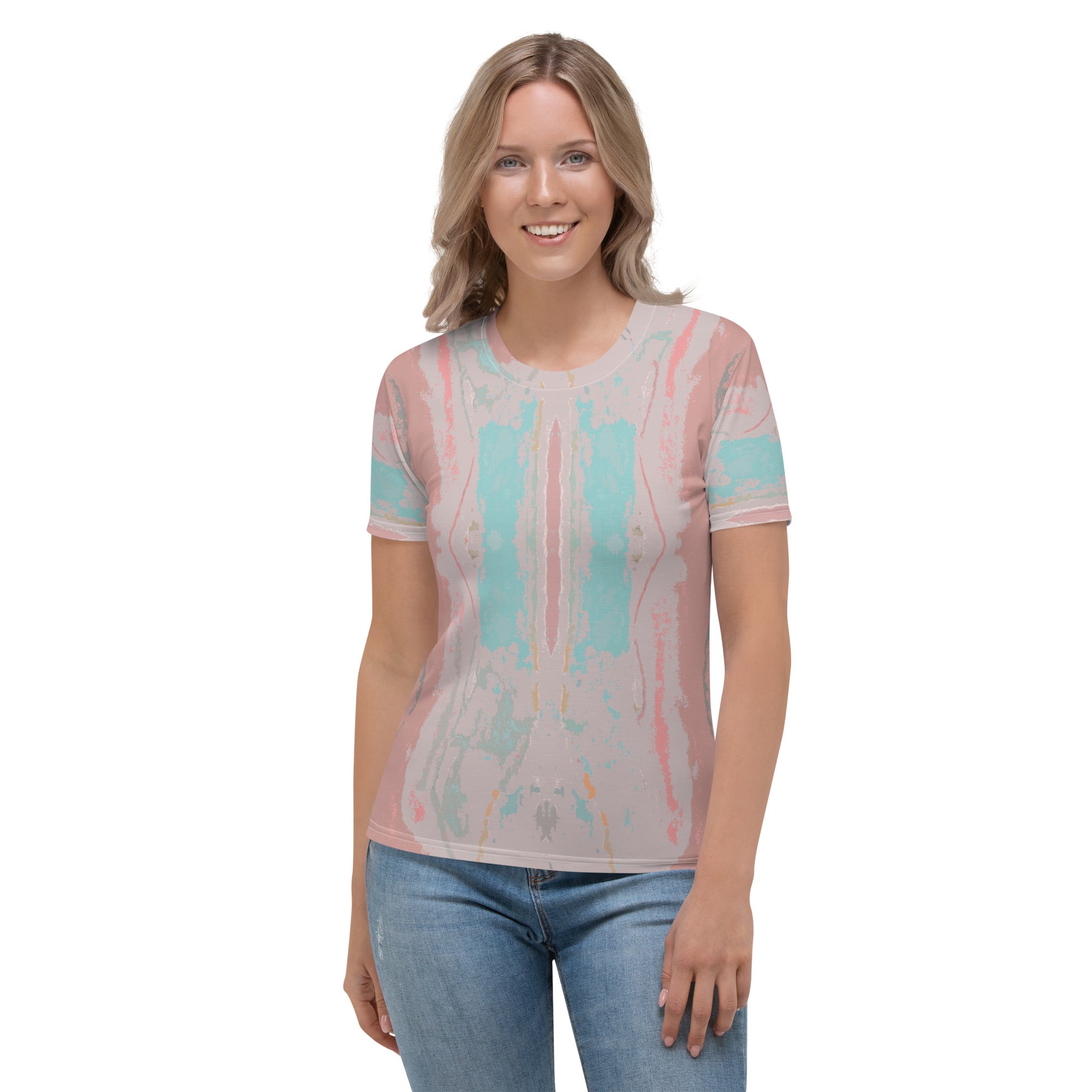 Gulf Shore Women's Crew Neck T-Shirt Triboca Arts XS