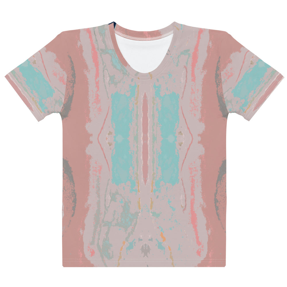 Gulf Shore Women's Crew Neck T-Shirt Triboca Arts