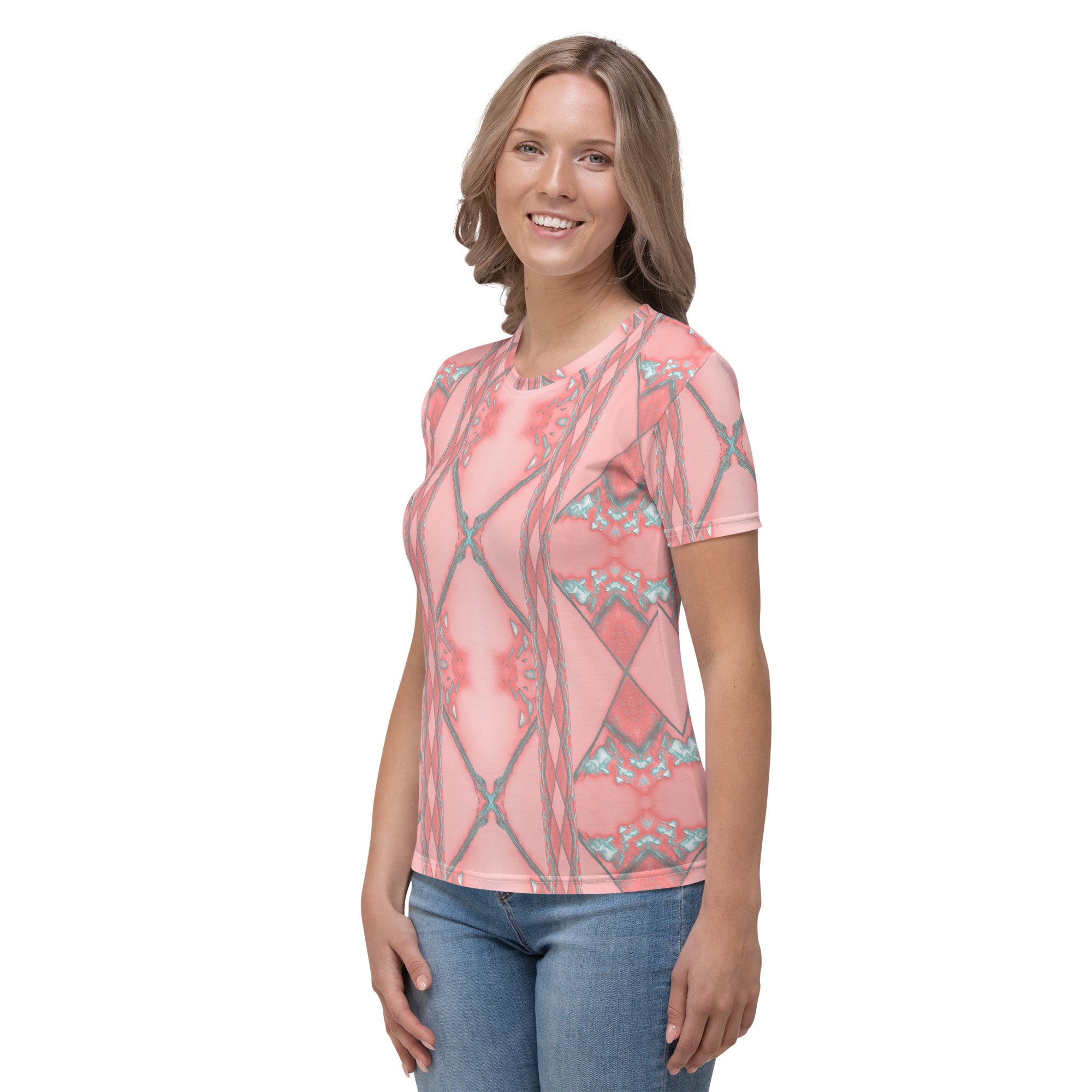 Bay Jetties Women's Crew Neck T-Shirt Triboca Arts