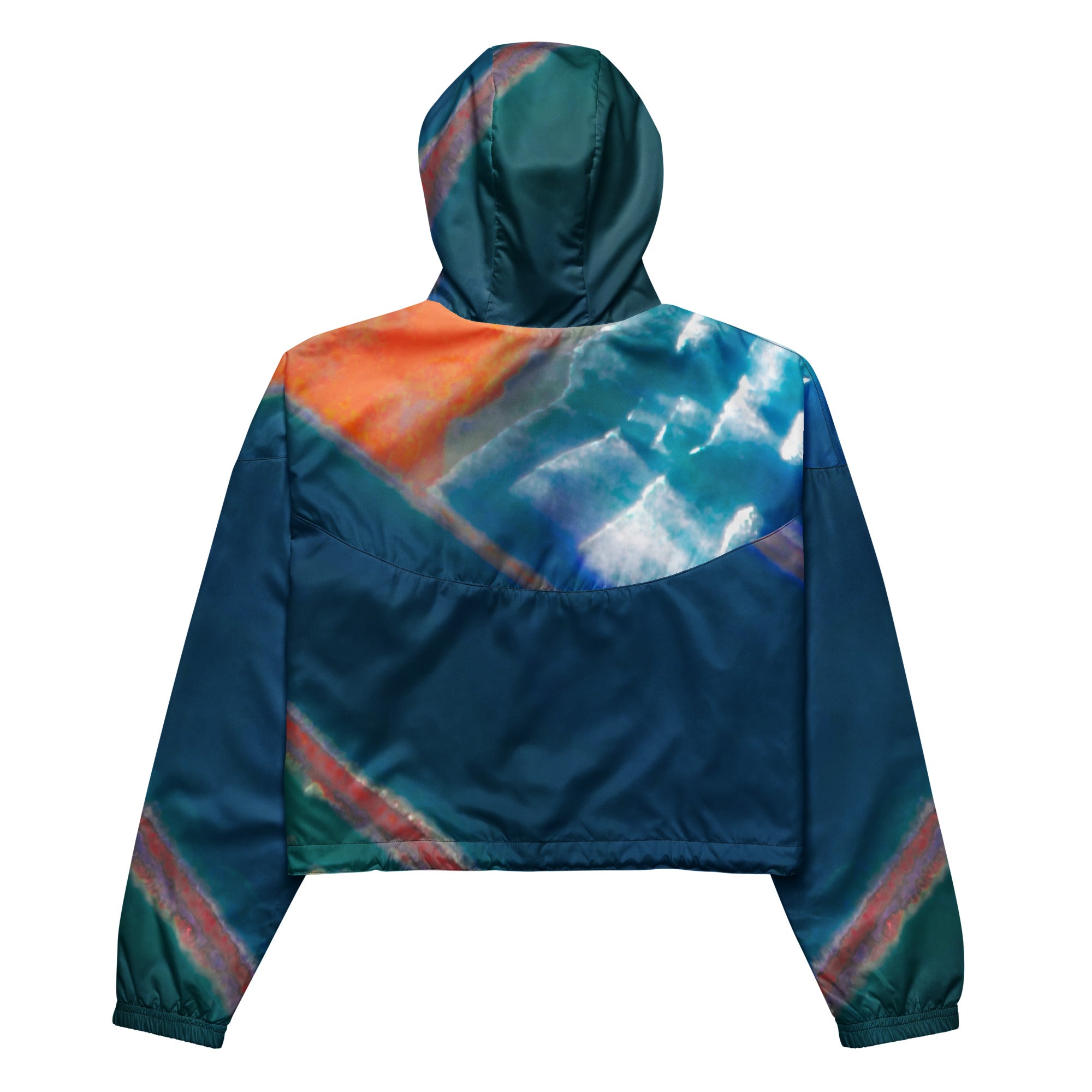 Bay Jetties Women’s Cropped Windbreaker Triboca Arts   