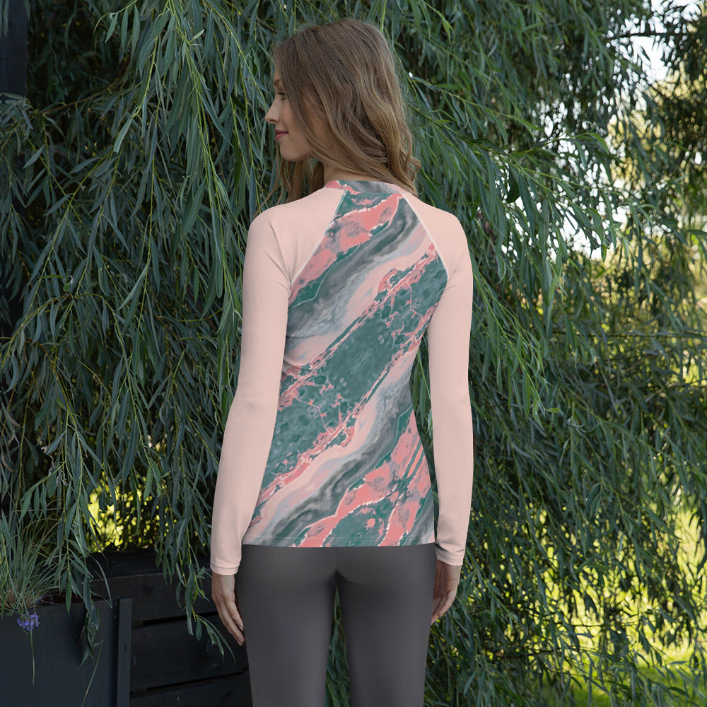 Gulf Shore Women's Long Sleeve Rash Guard Triboca Arts