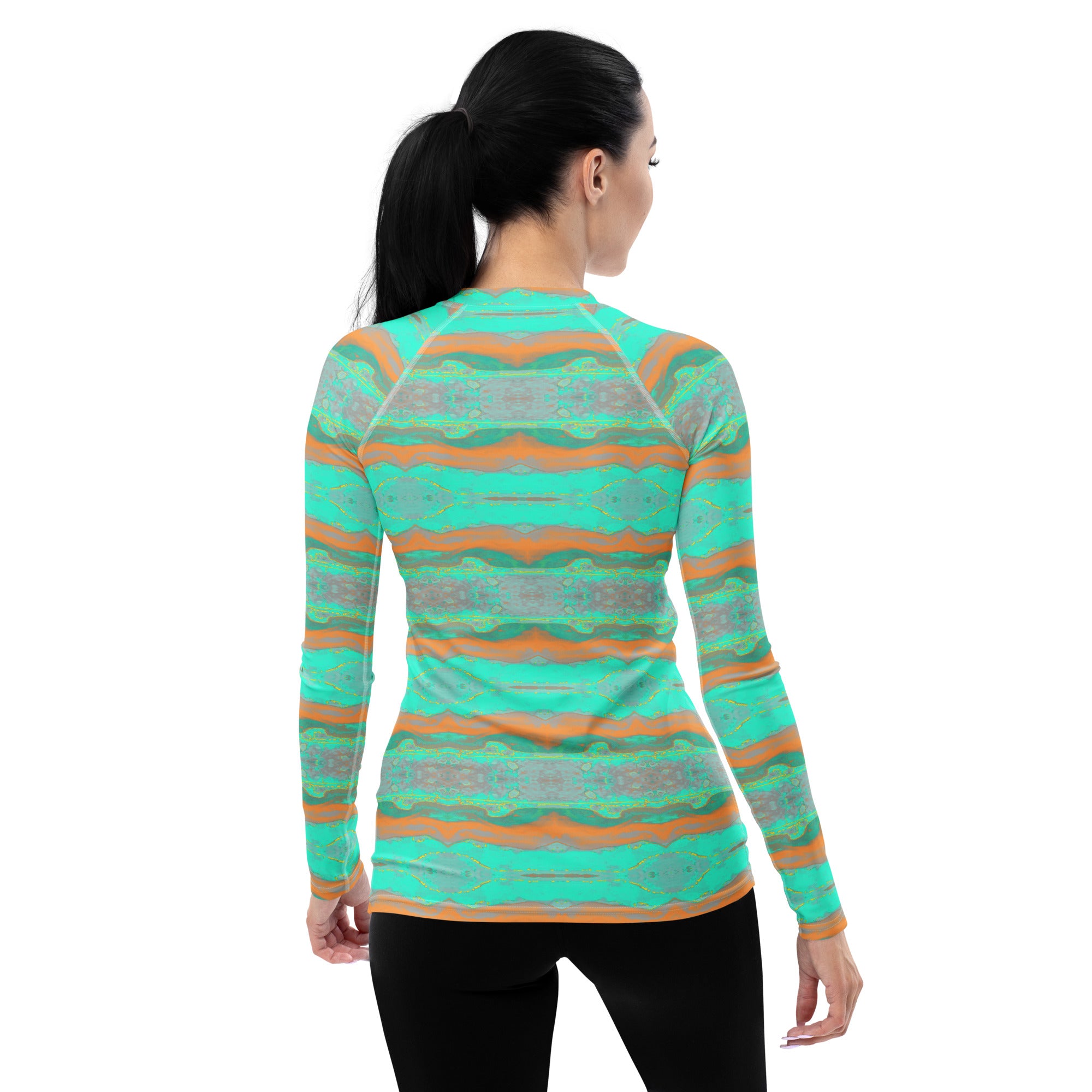 Gulf Shore Women's Long-Sleeve Rash Guard Triboca Arts