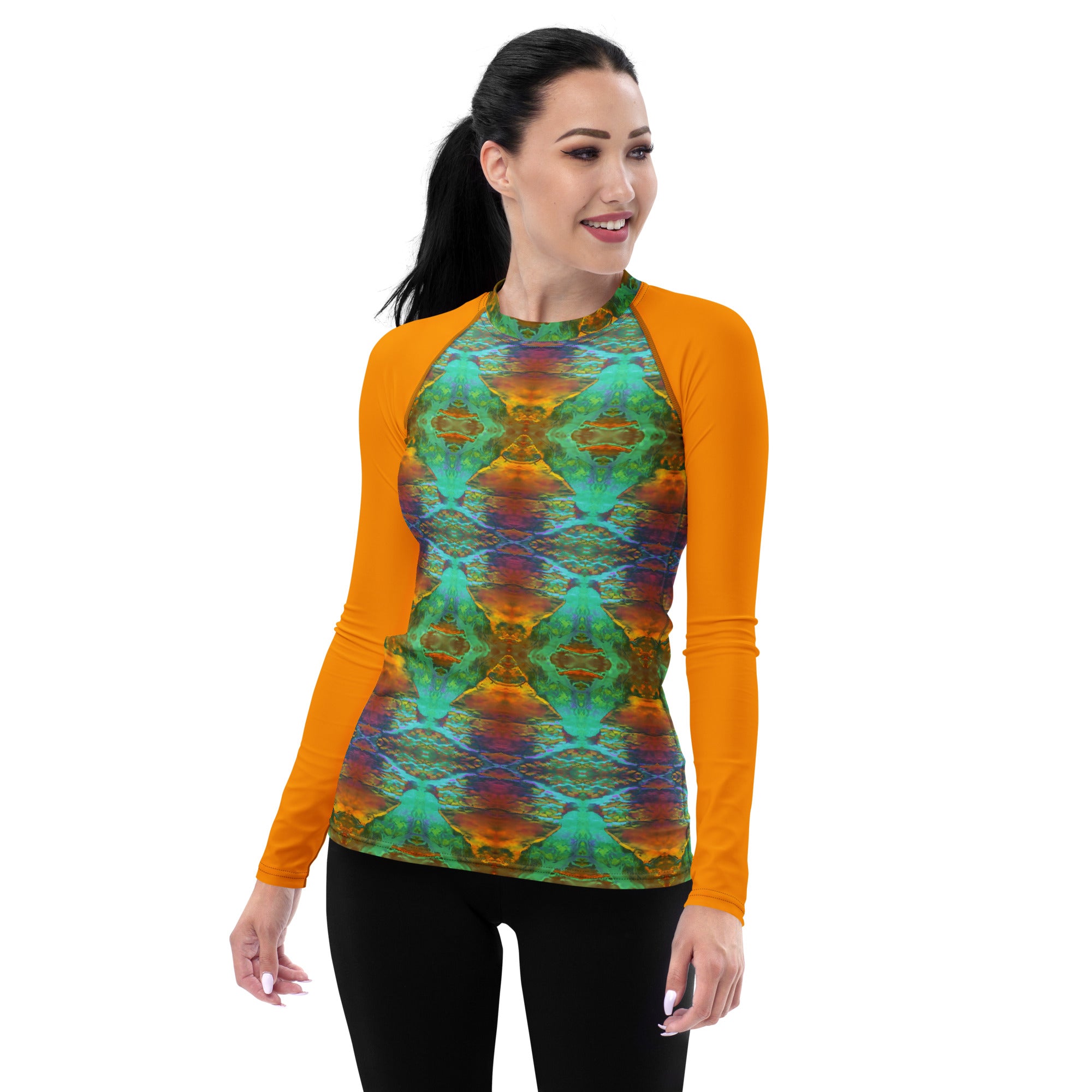 Gold Canyon Women's Long-Sleeve Rash Guard Triboca Arts