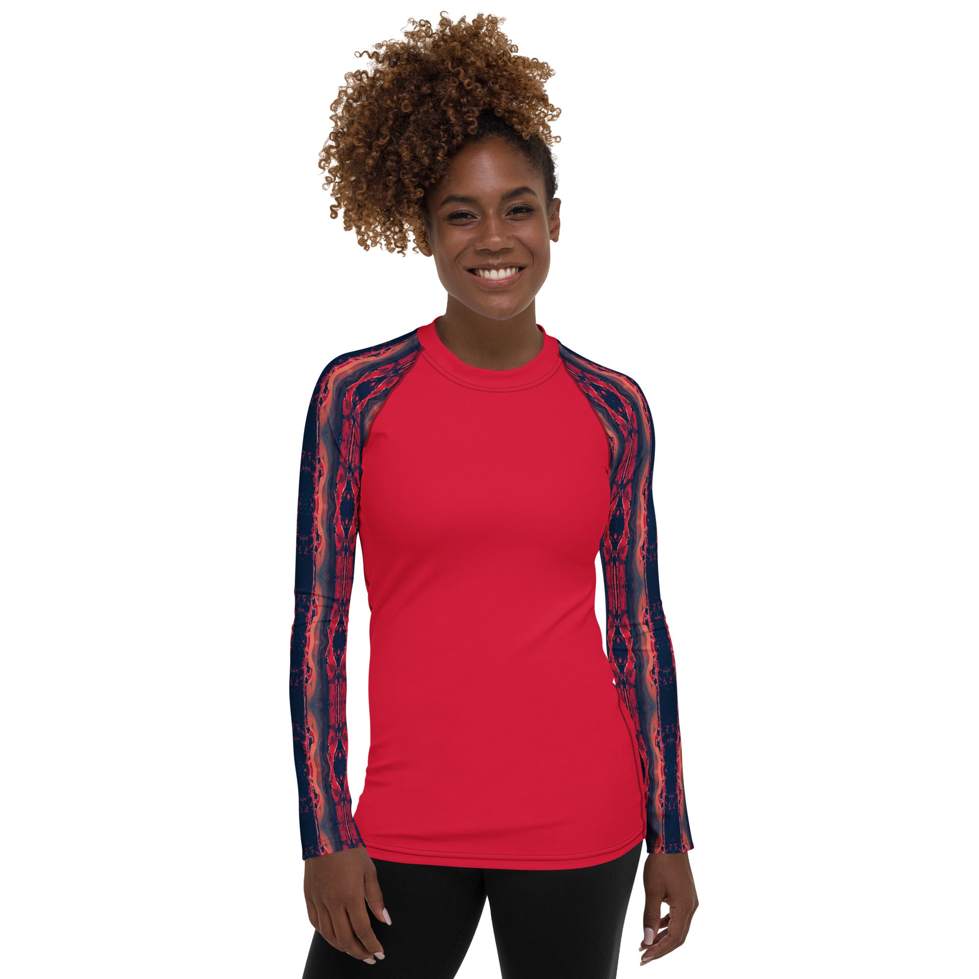 Gulf Shore Women's Long-Sleeve Rash Guard Triboca Arts XS