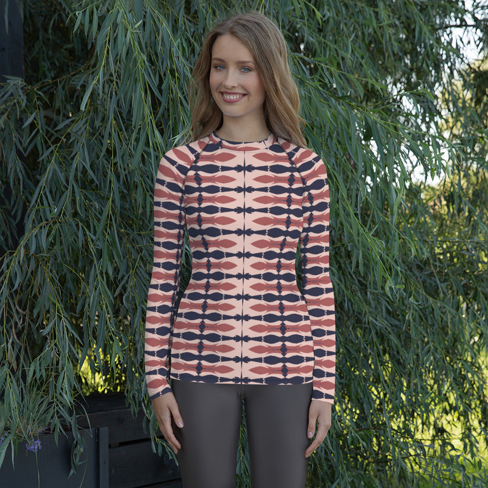 Gulf Shore Women's Long-Sleeve Rash Guard Triboca Arts XS