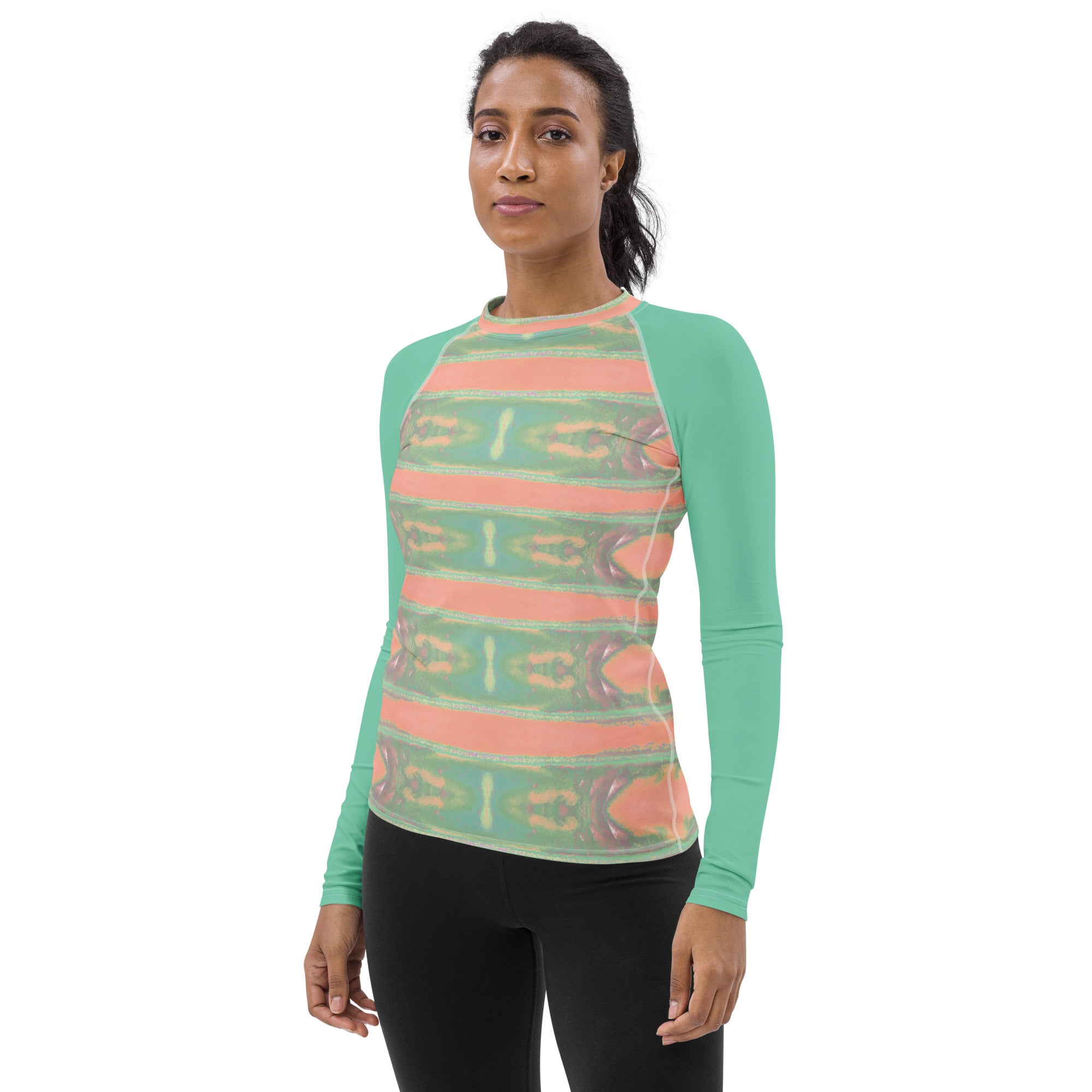 Bay Jetties Women's Long-Sleeve Rash Guard Triboca Arts