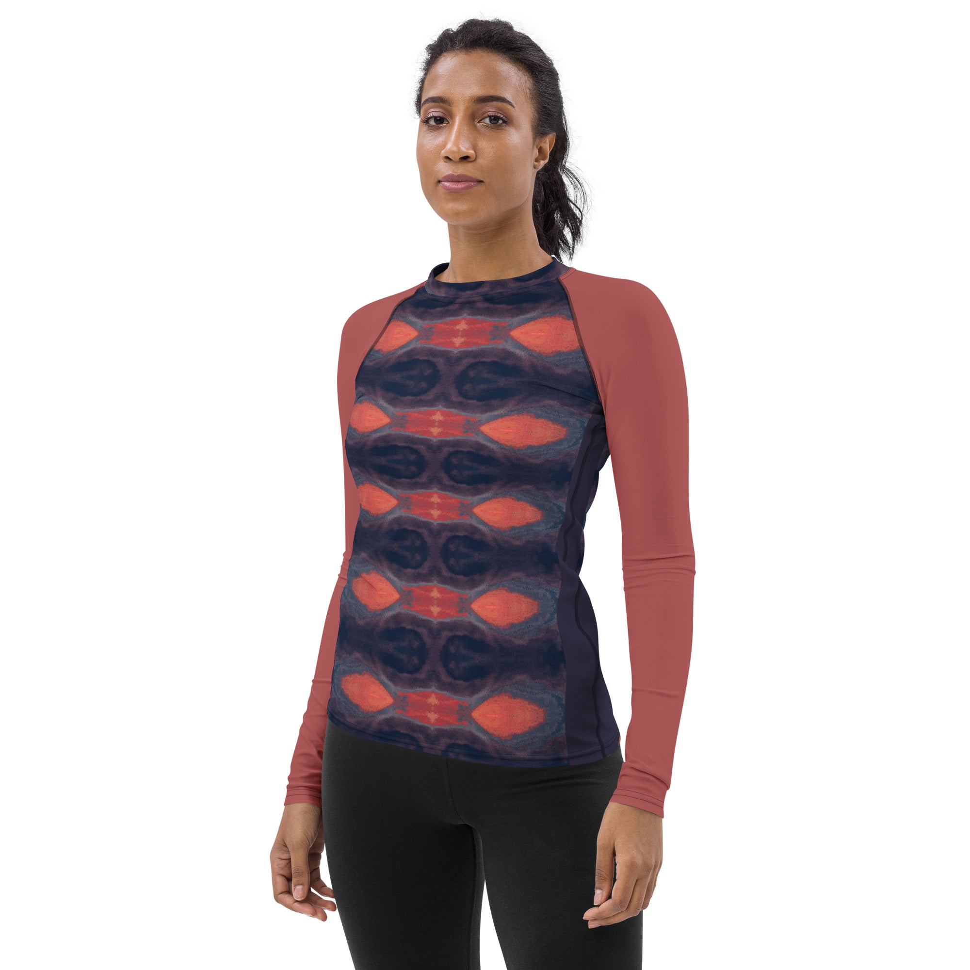 Gulf Shore Women's Long-Sleeve Rash Guard Triboca Arts