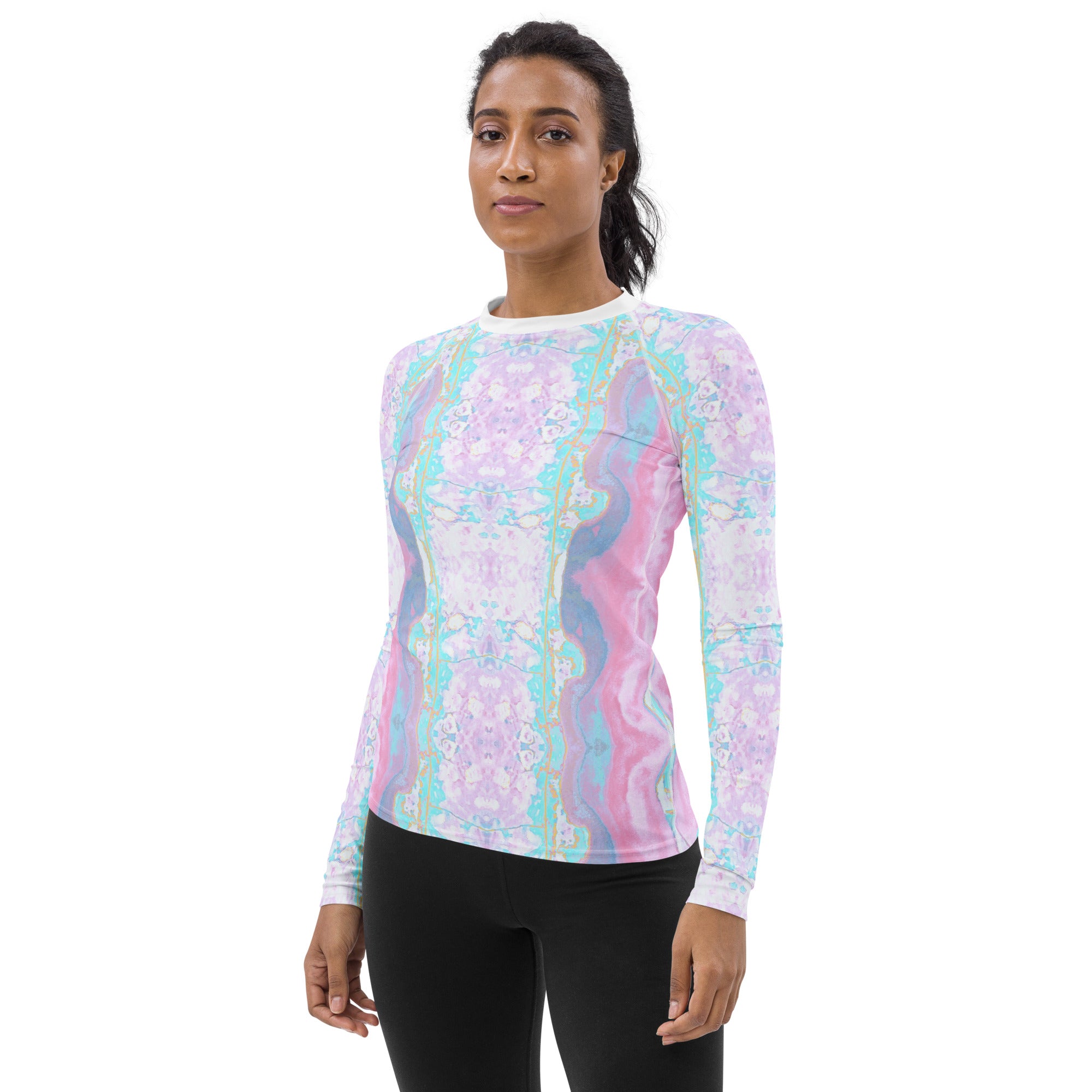Gulf Shore Women's Long-Sleeve Rash Guard Triboca Arts