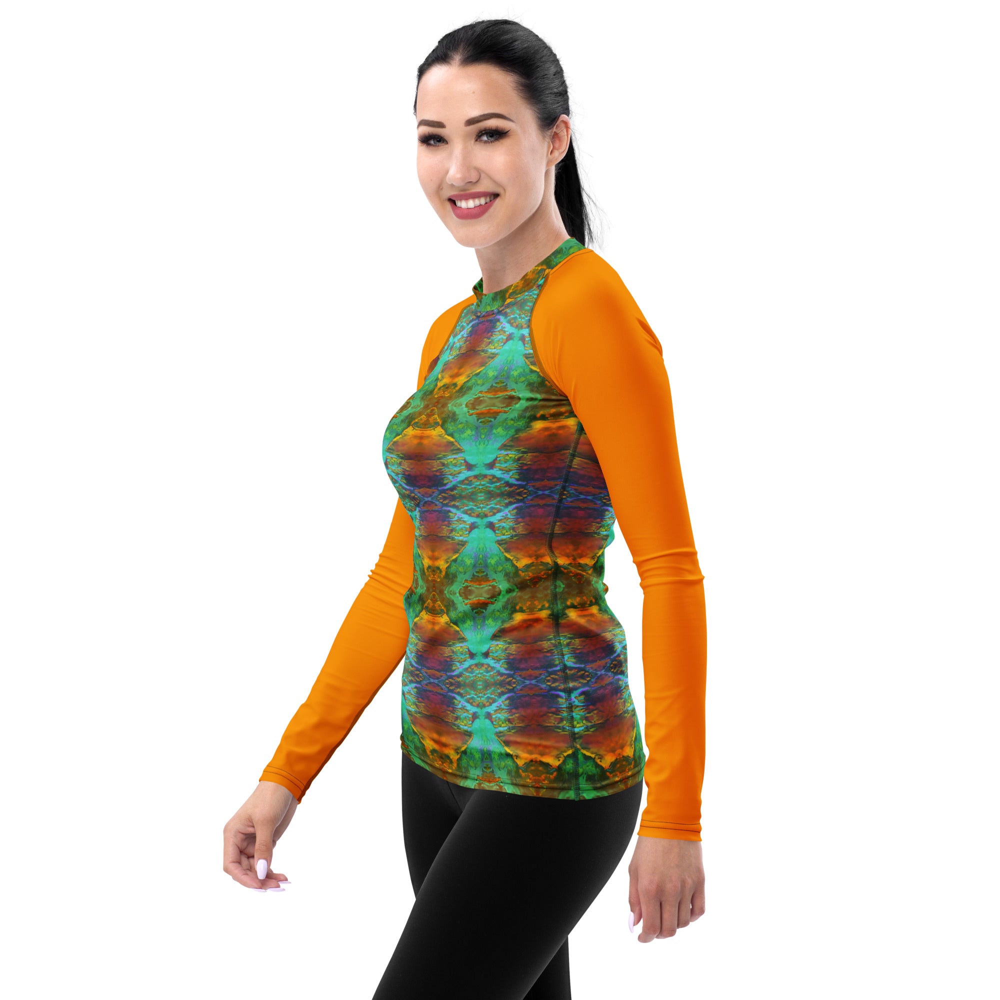 Gold Canyon Women's Long-Sleeve Rash Guard Triboca Arts