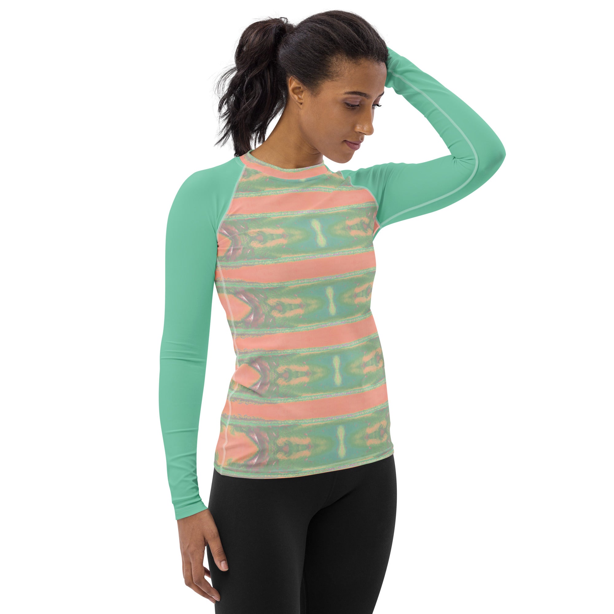 Bay Jetties Women's Long-Sleeve Rash Guard Triboca Arts