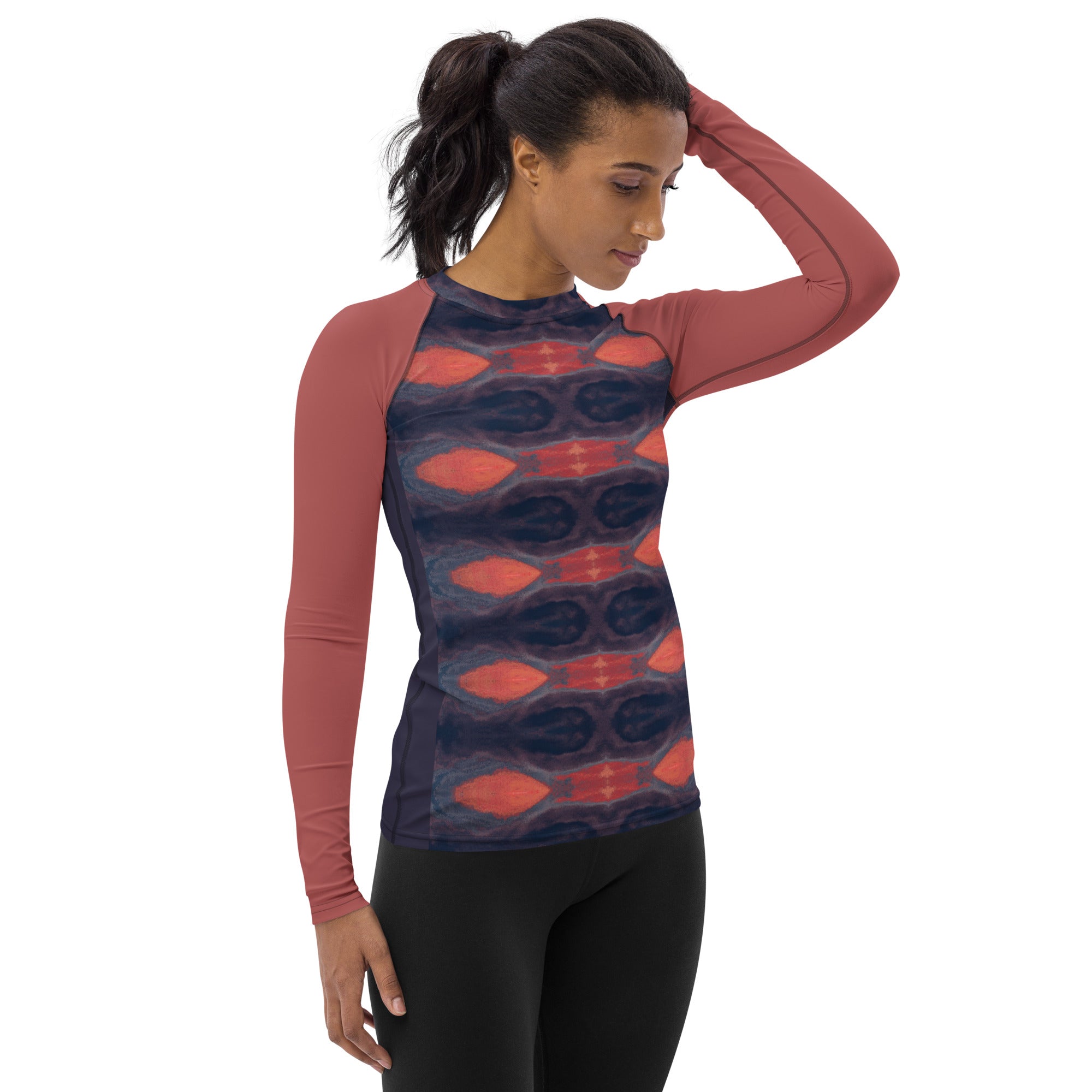 Gulf Shore Women's Long-Sleeve Rash Guard Triboca Arts