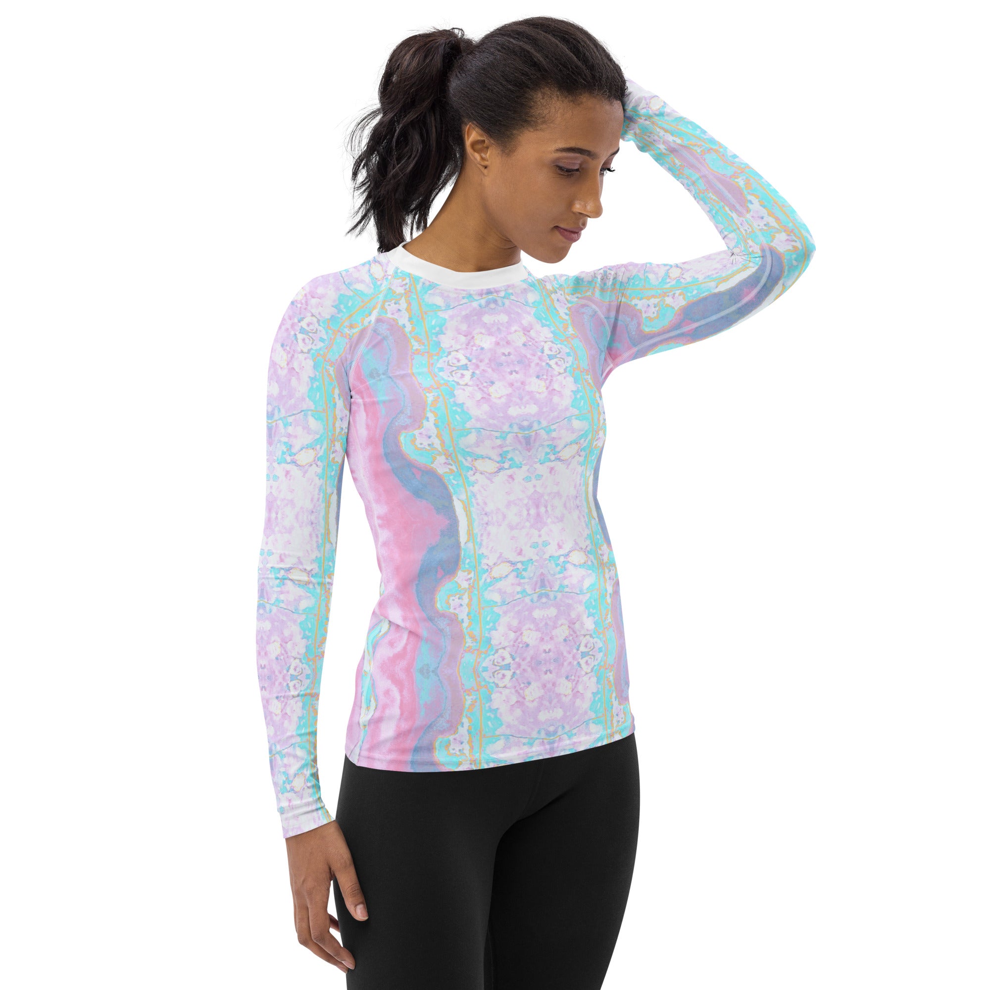 Gulf Shore Women's Long-Sleeve Rash Guard Triboca Arts
