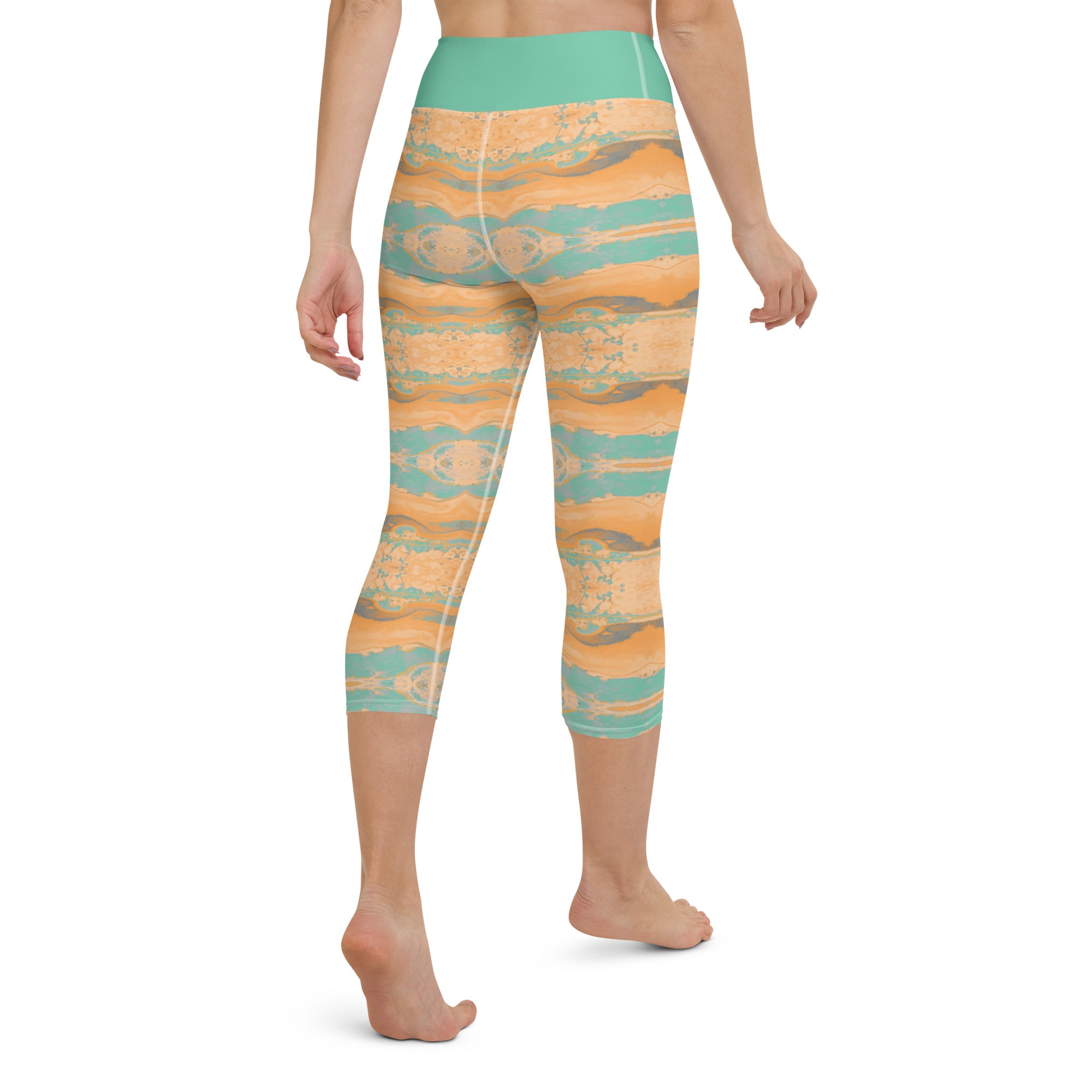 Gulf Shore Yoga Capri Leggings Triboca Arts