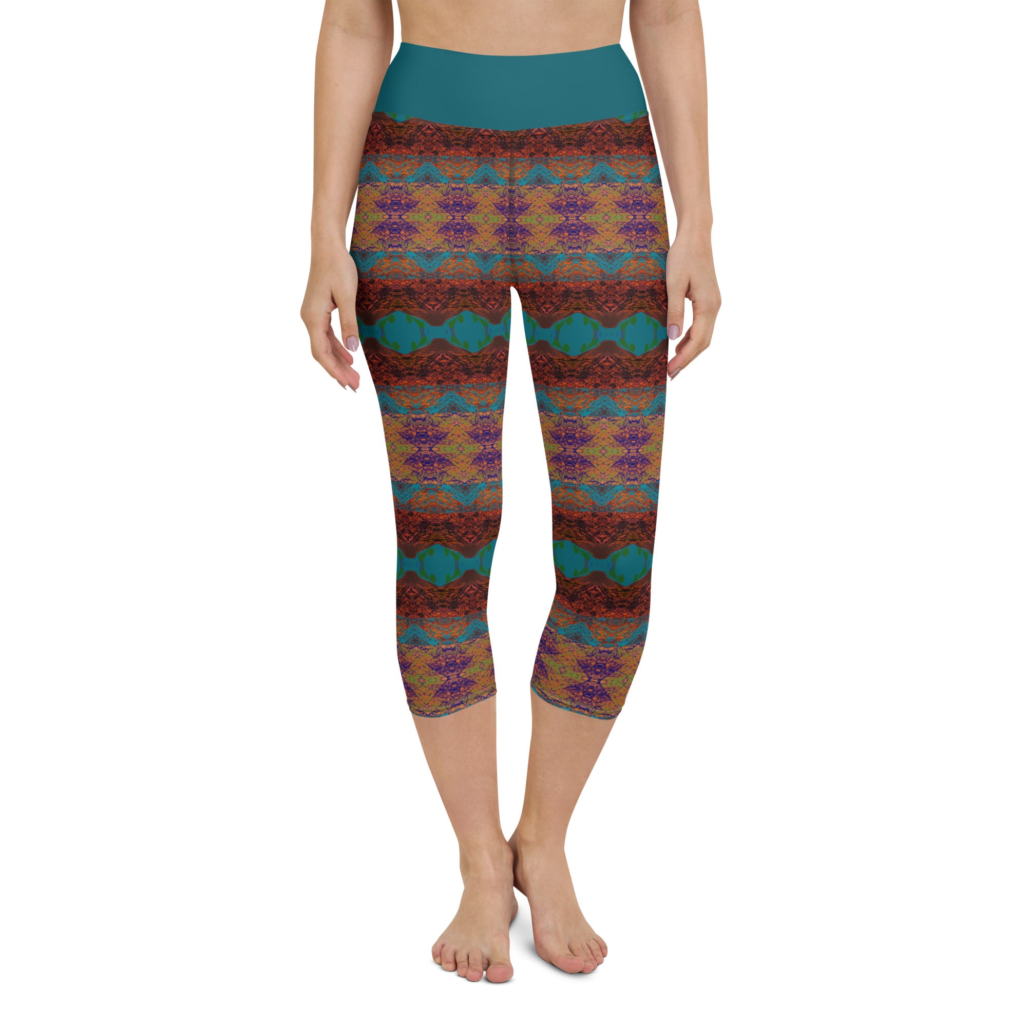 Gaviota Canyon Yoga Capri Leggings Triboca Arts XS