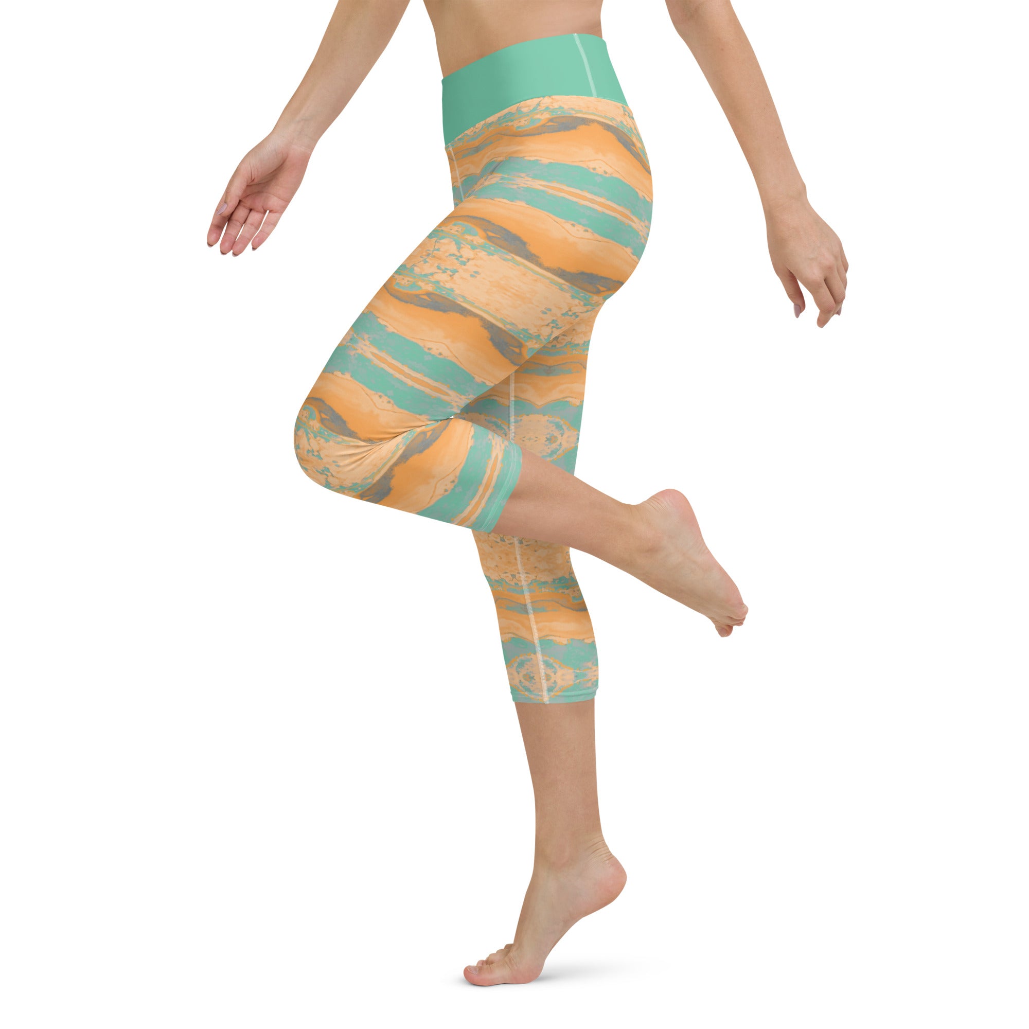 Gulf Shore Yoga Capri Leggings Triboca Arts