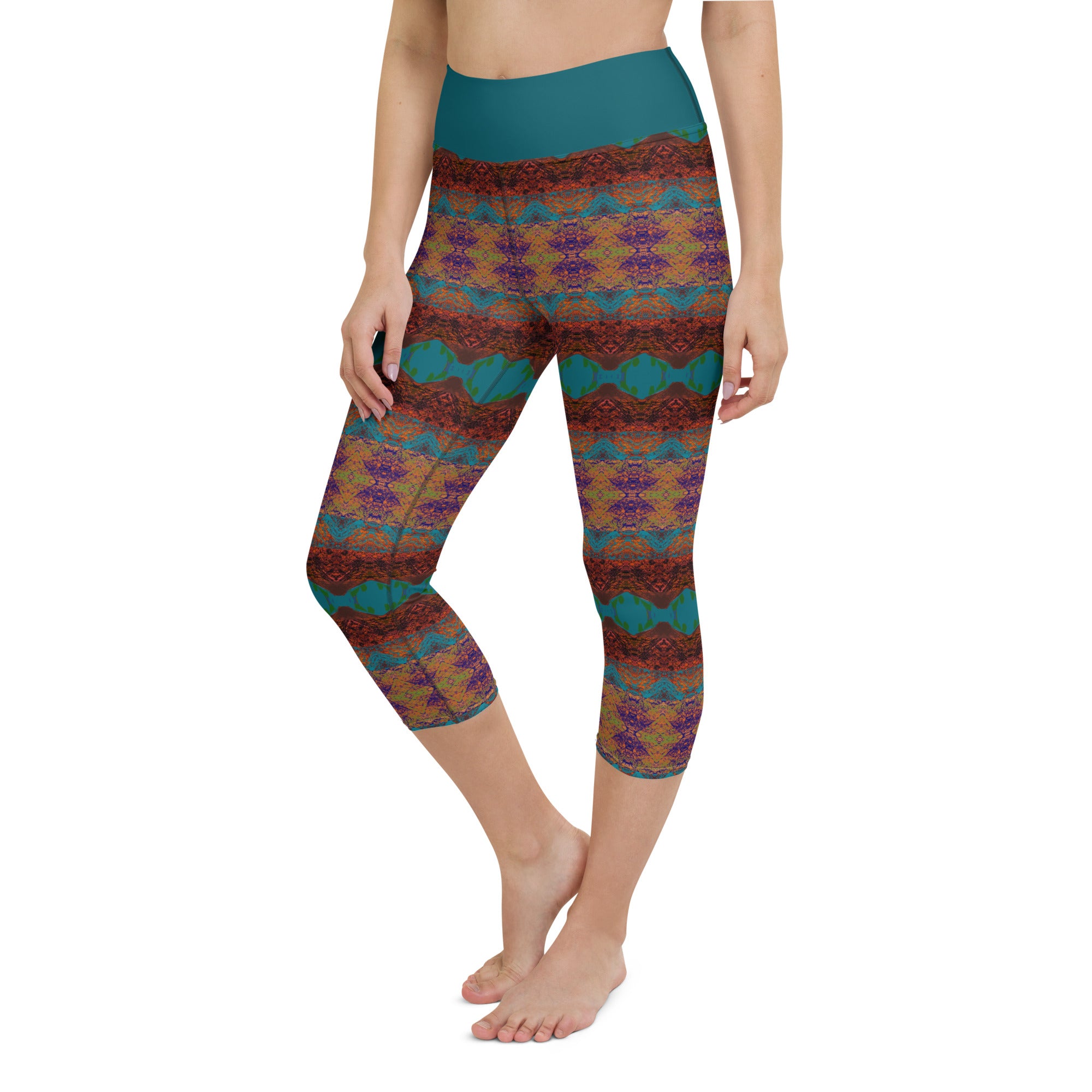 Gaviota Canyon Yoga Capri Leggings Triboca Arts