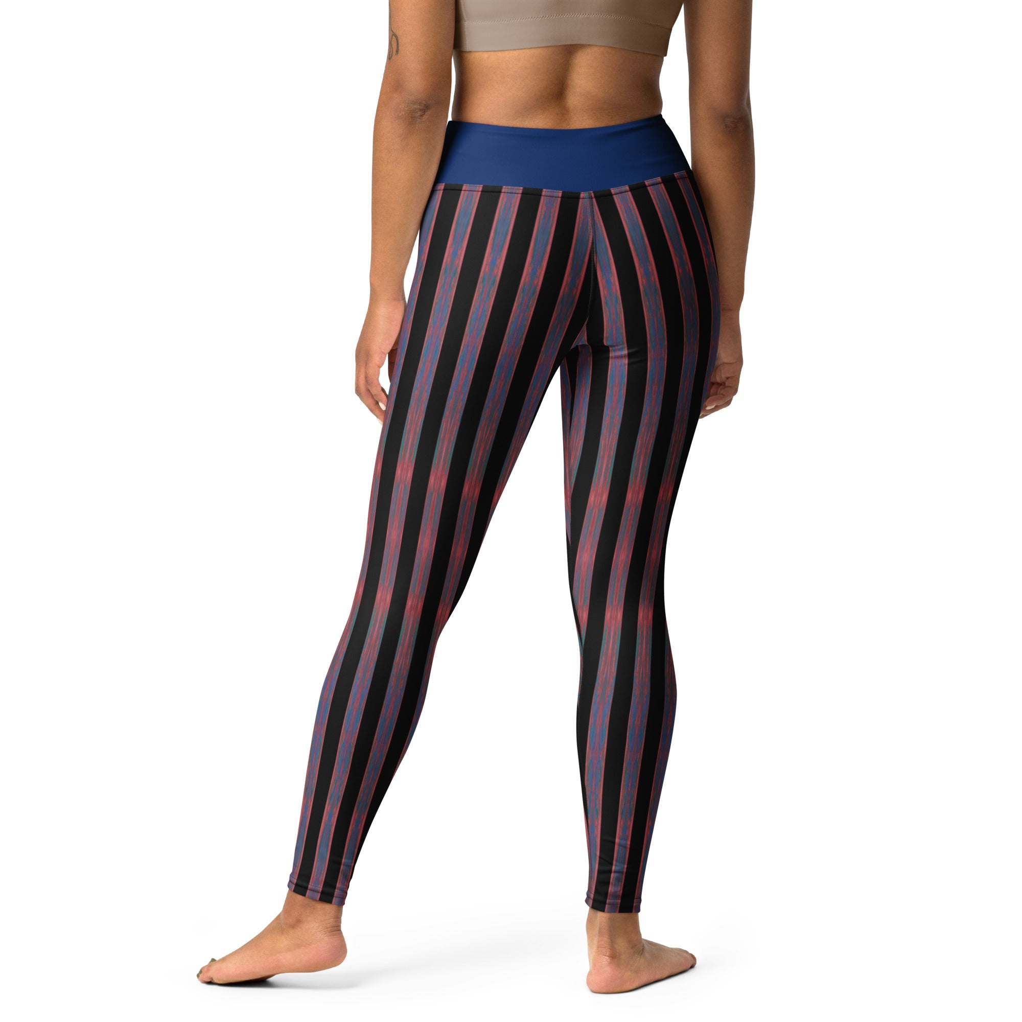 Salmon Reef Yoga Leggings Triboca Arts
