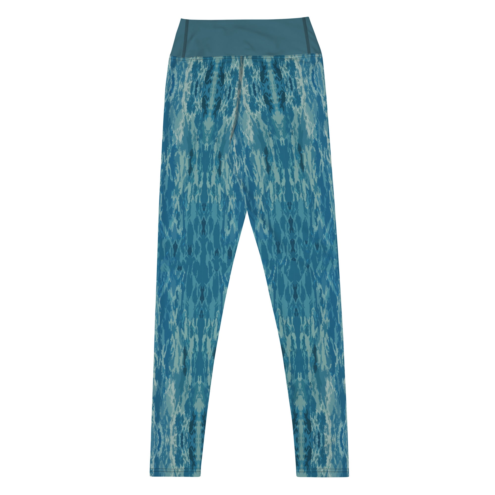 Salmon Reef Yoga Leggings Triboca Arts