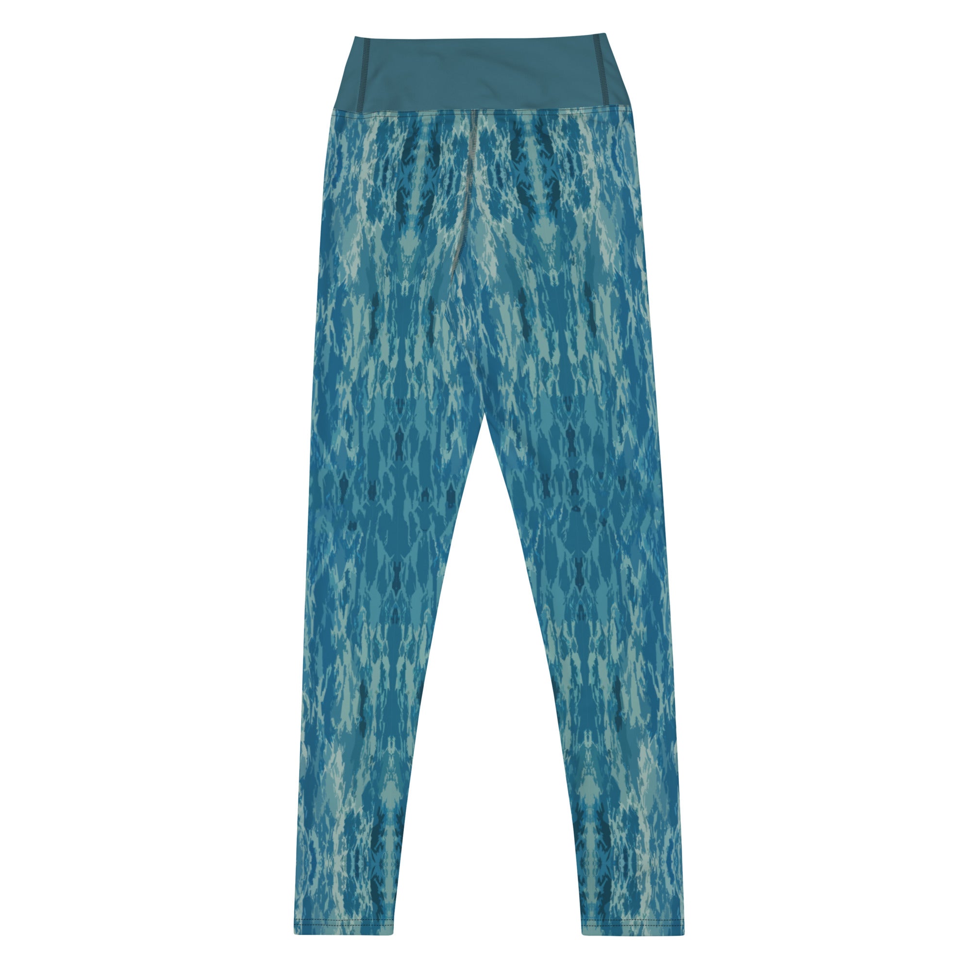 Salmon Reef Yoga Leggings Triboca Arts   