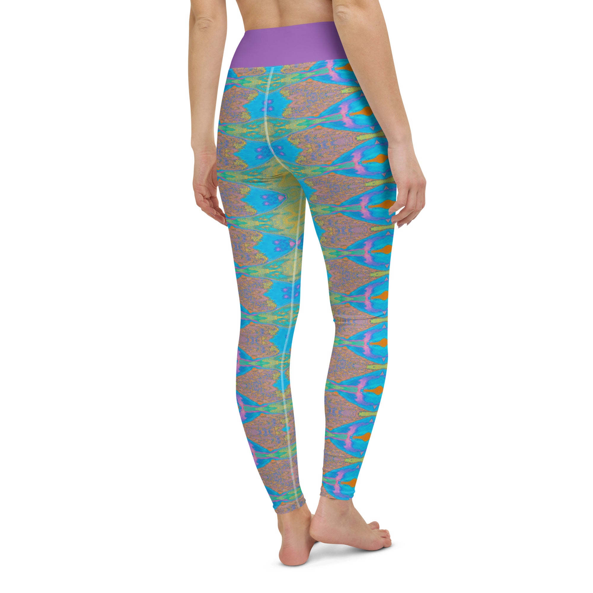 St Charles Bay Estuarine Yoga Leggings Triboca Arts