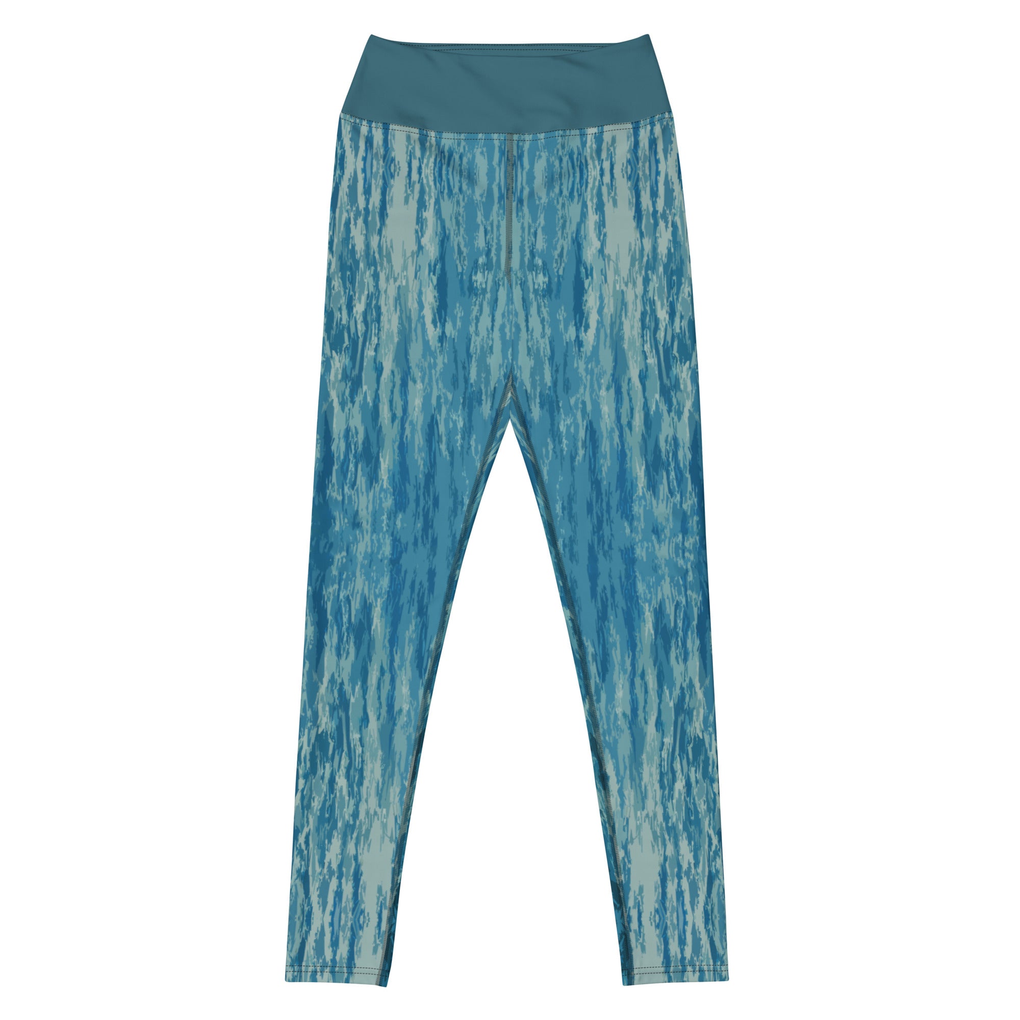 Salmon Reef Yoga Leggings Triboca Arts