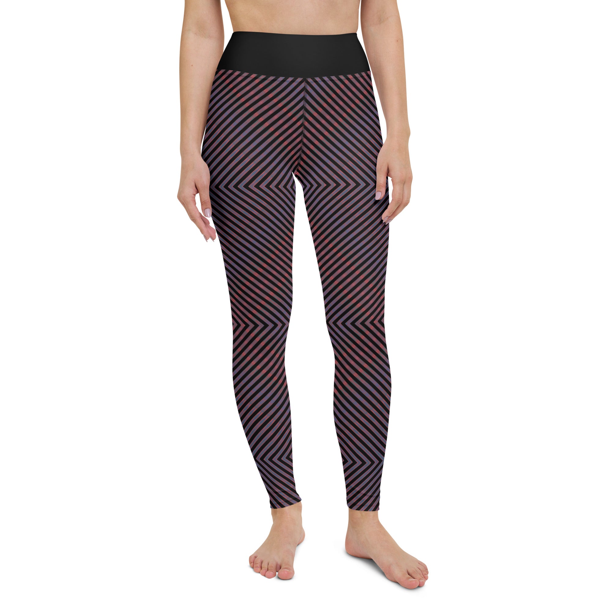 Salmon Reef Yoga Leggings Triboca Arts XS
