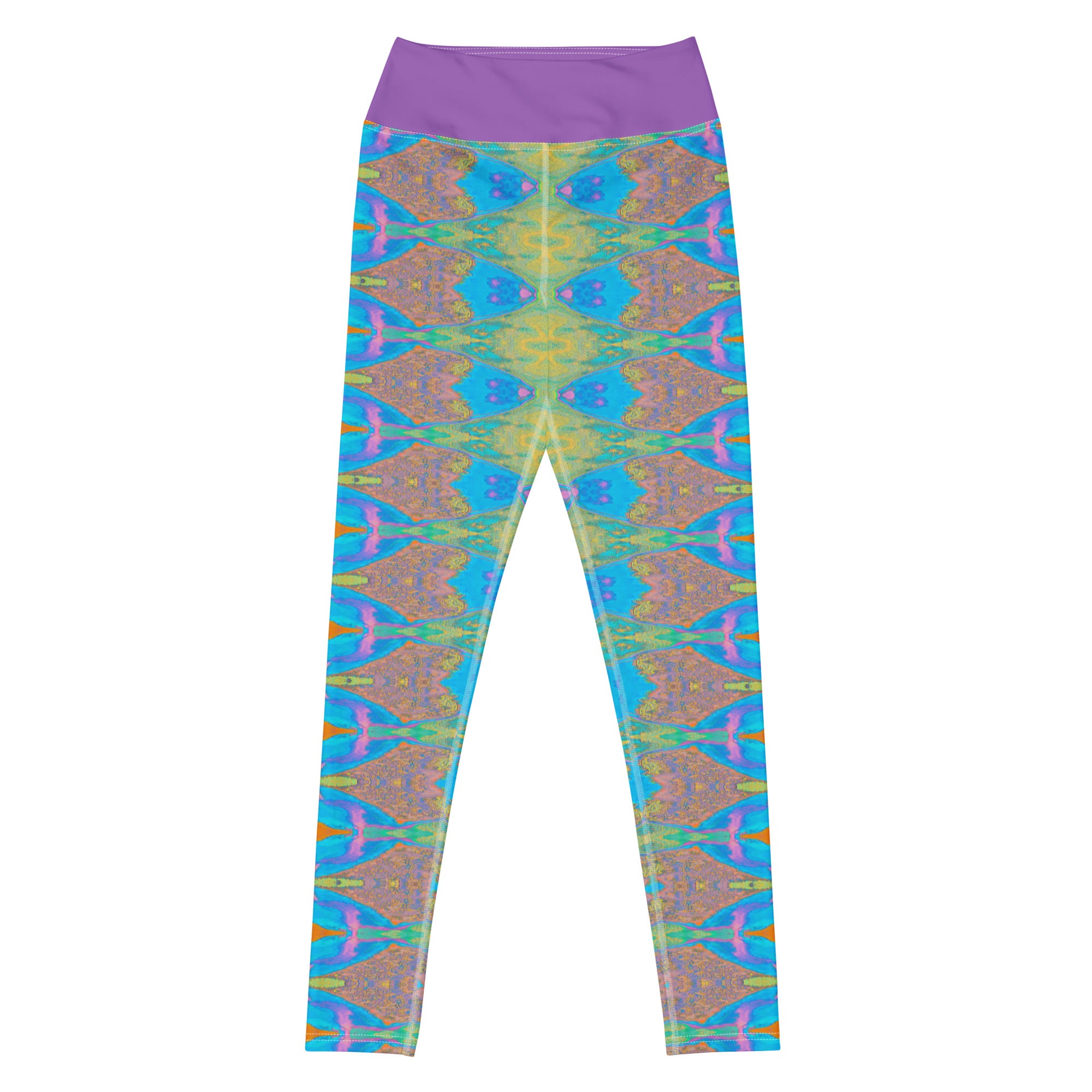 St Charles Bay Estuarine Yoga Leggings Triboca Arts   