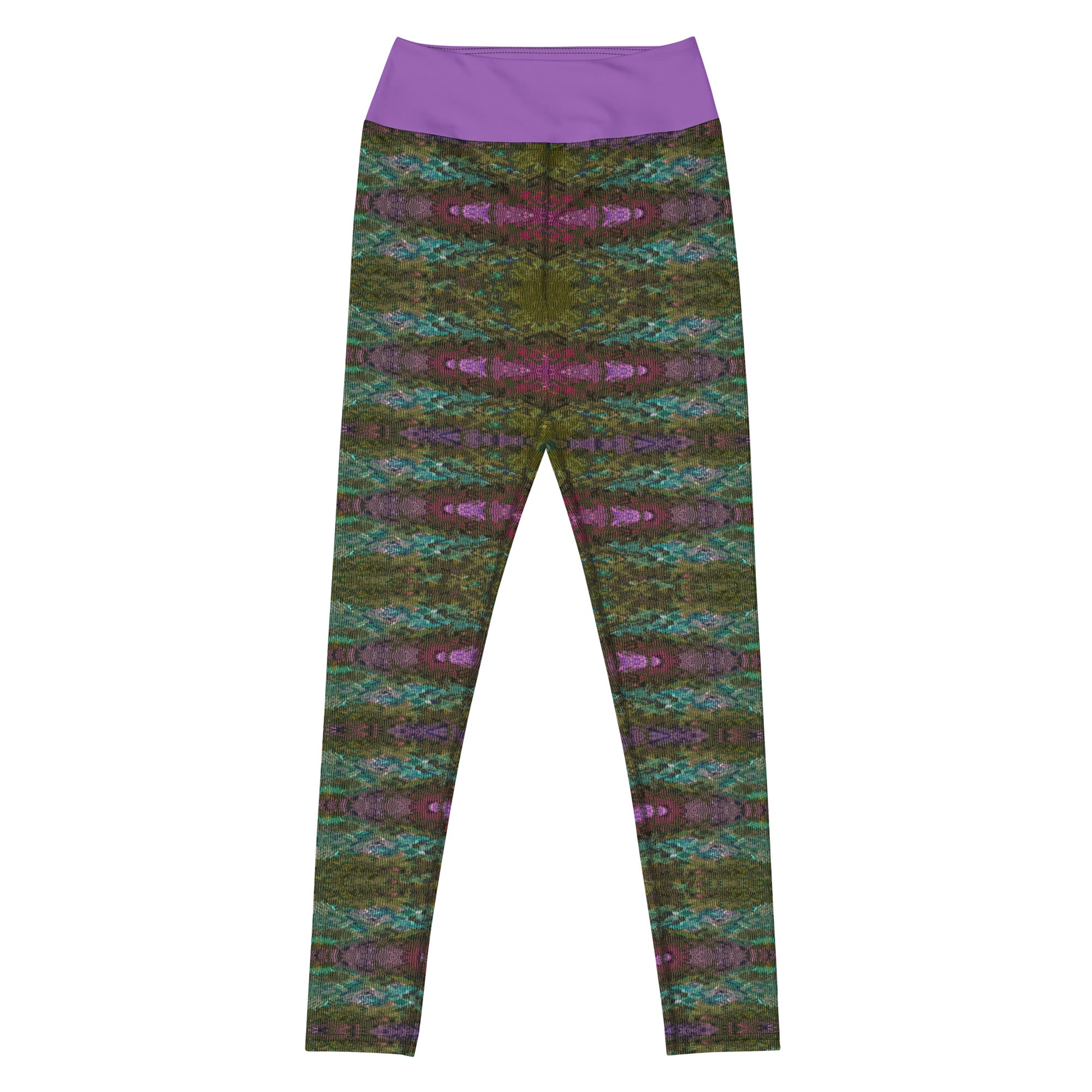 Prismatic Canvas Yoga Leggings Triboca Arts
