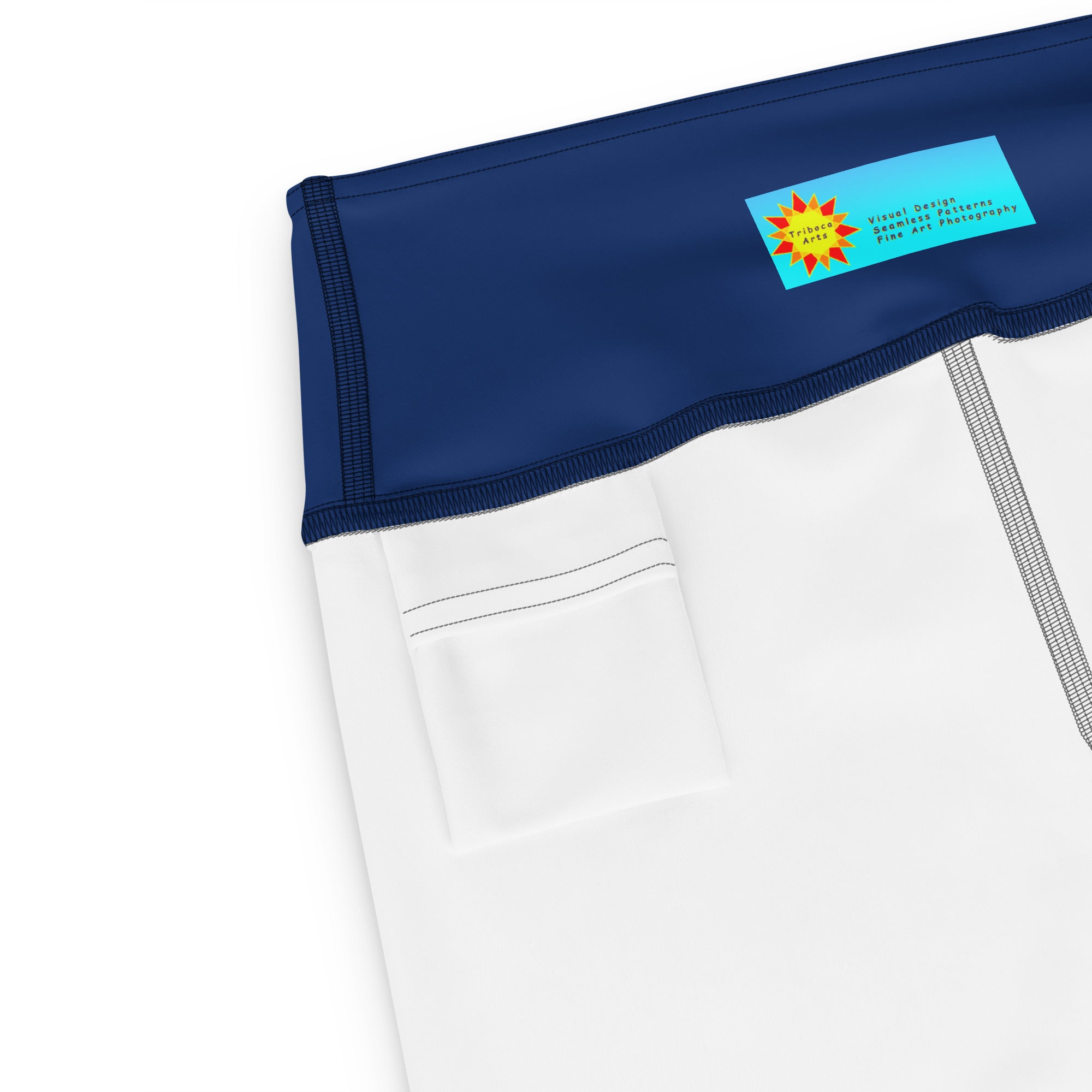 Salmon Reef Yoga Leggings Triboca Arts