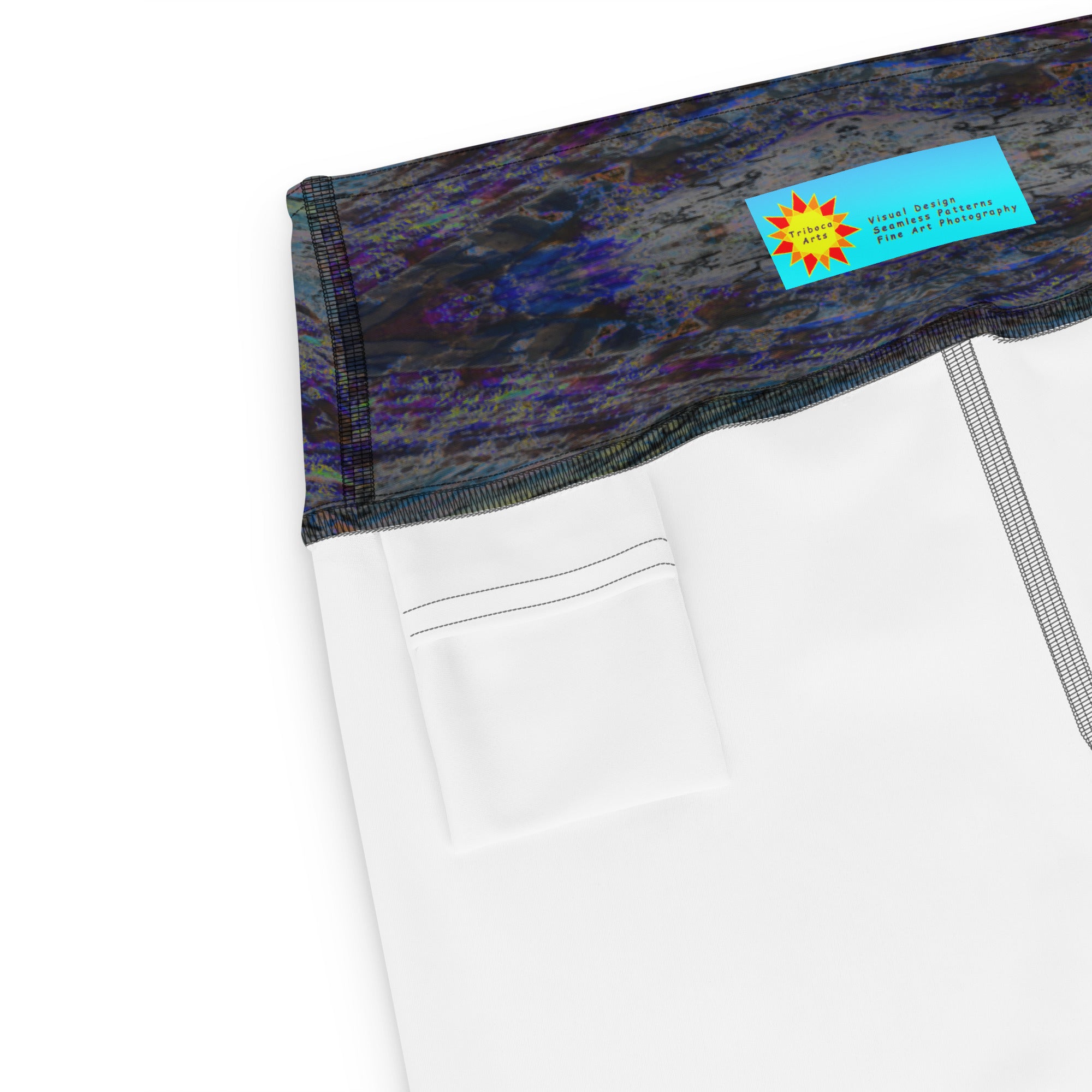 Salmon Reef Yoga Leggings Triboca Arts