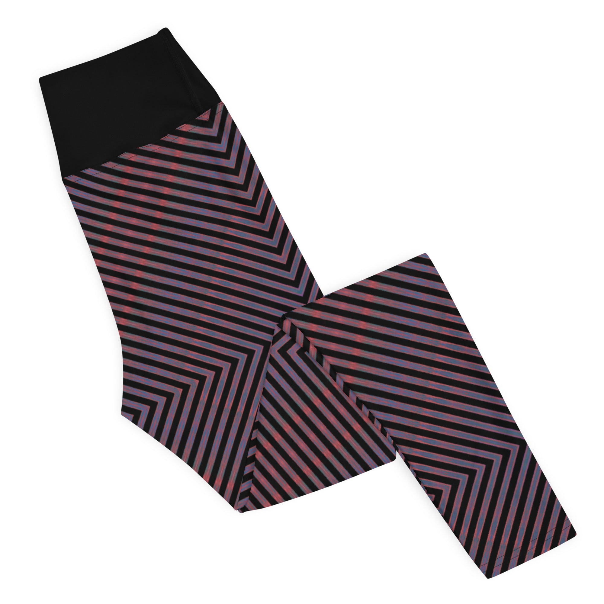Salmon Reef Yoga Leggings Triboca Arts