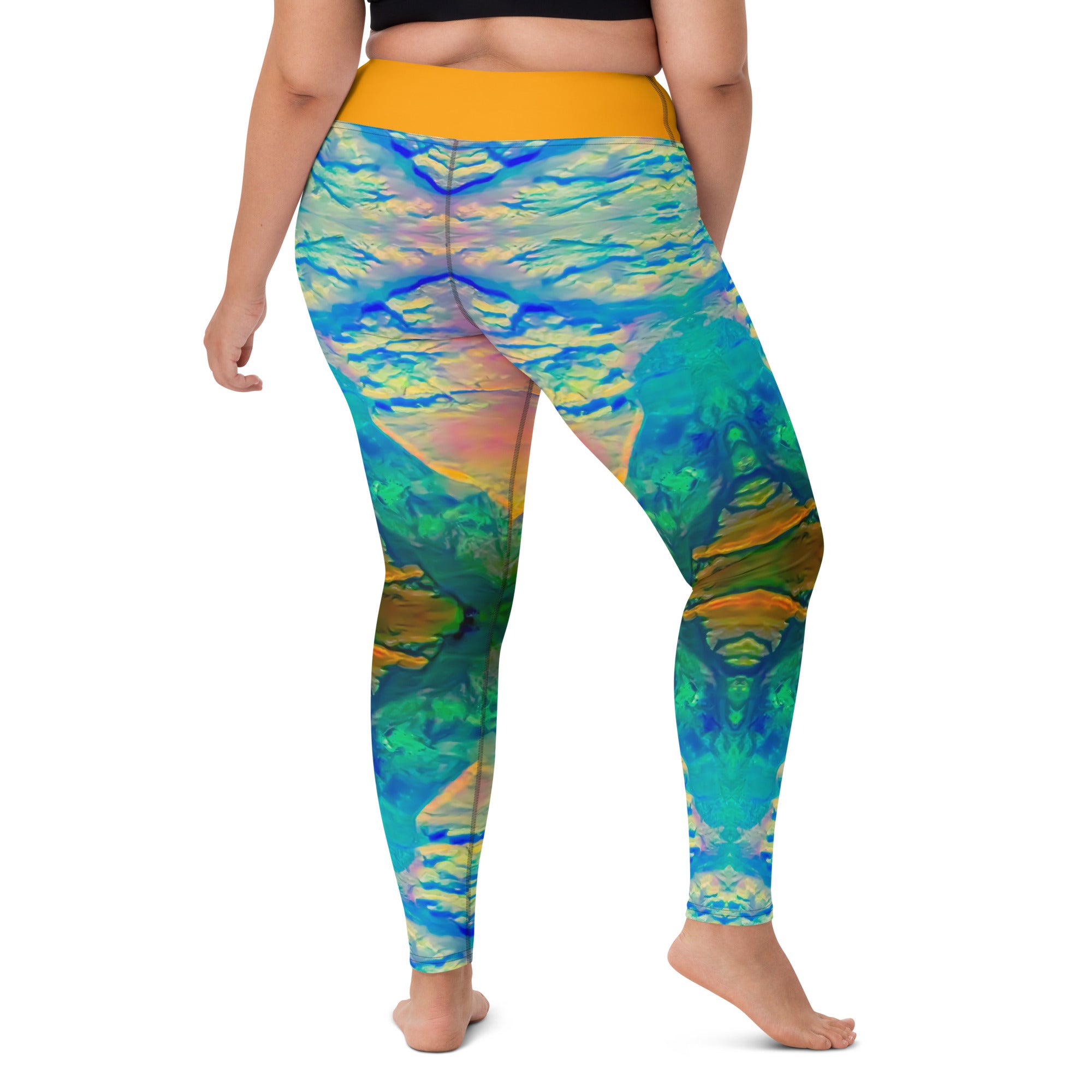 Gold Canyon Yoga Leggings Triboca Arts   