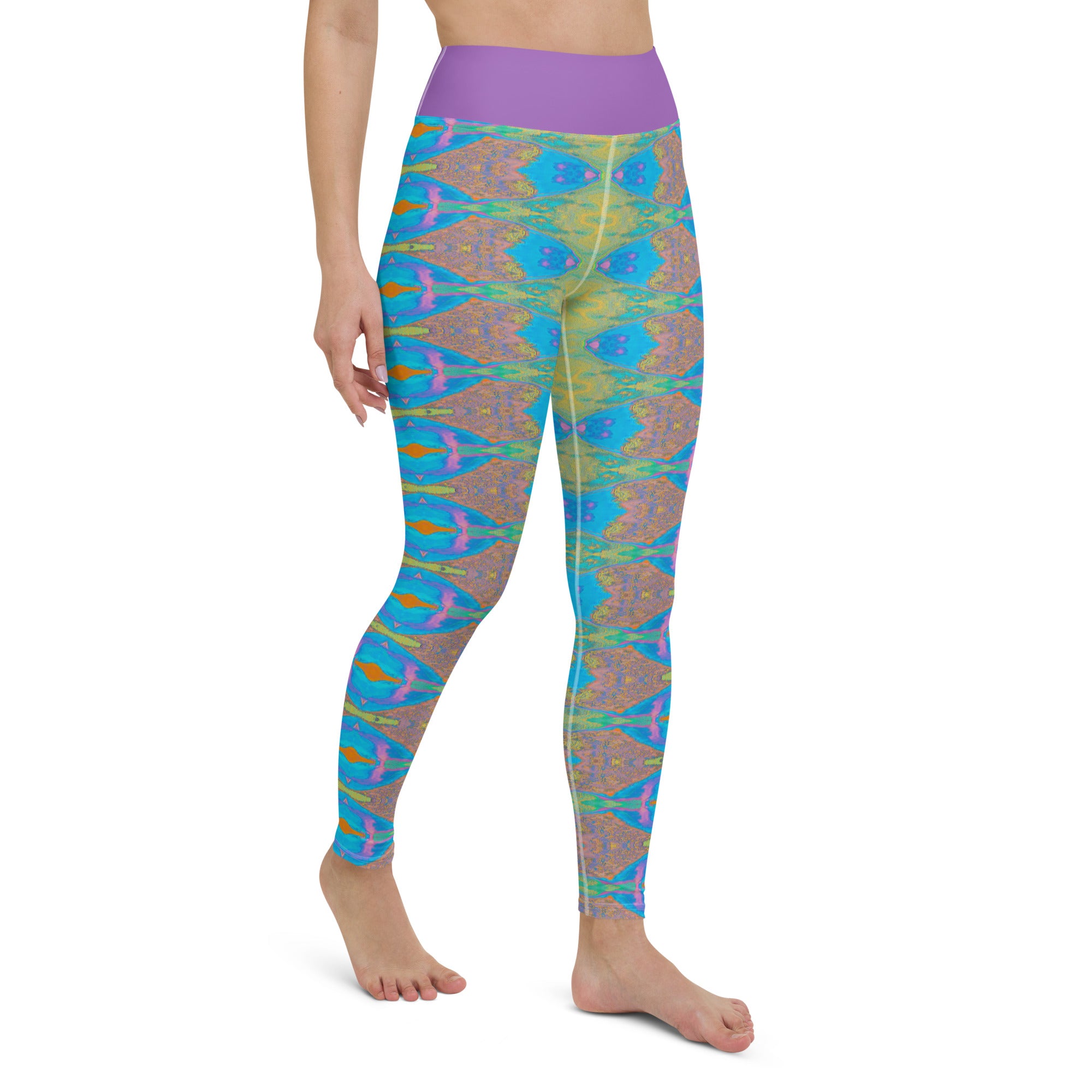 St Charles Bay Estuarine Yoga Leggings Triboca Arts