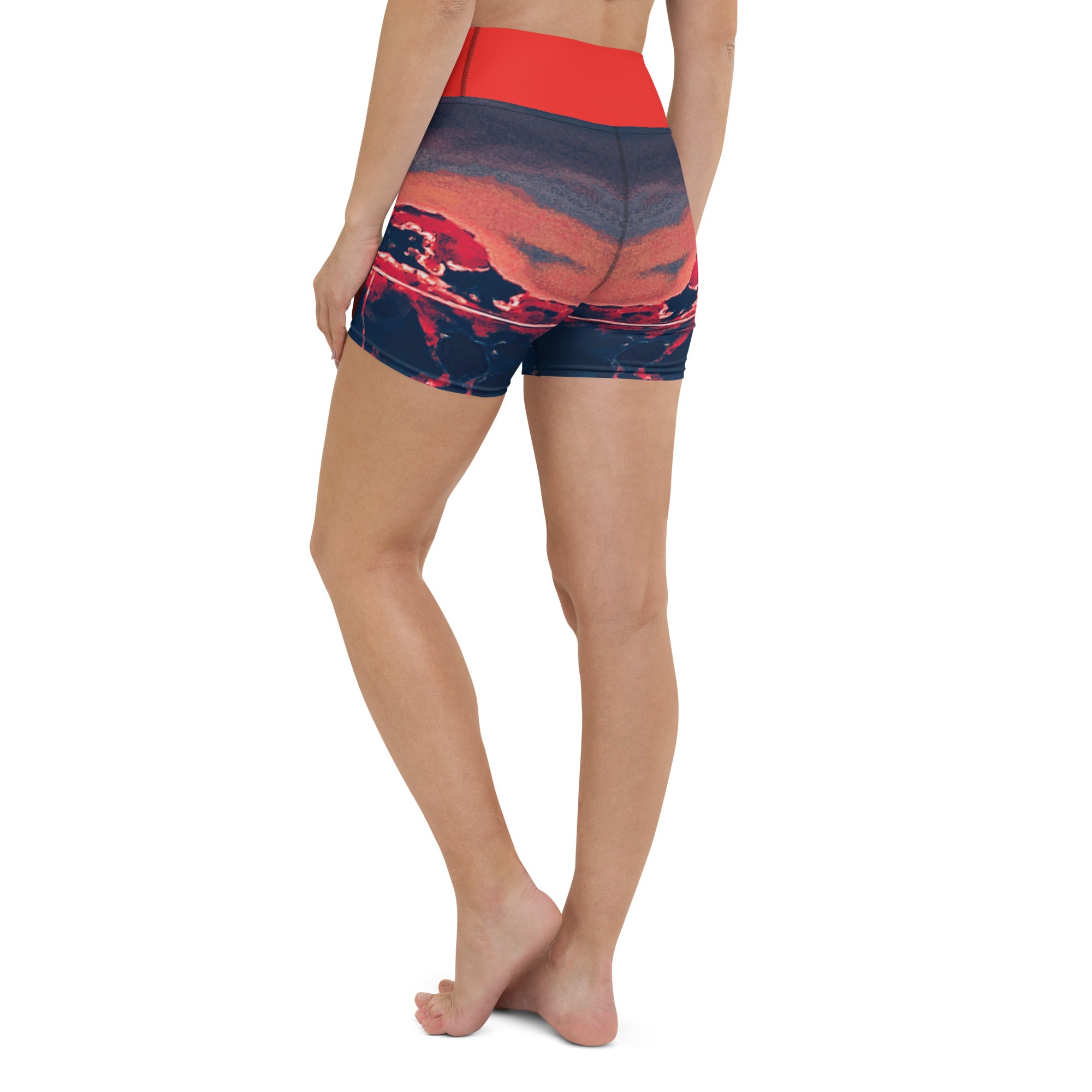 Gulf Shore Yoga Shorts Triboca Arts