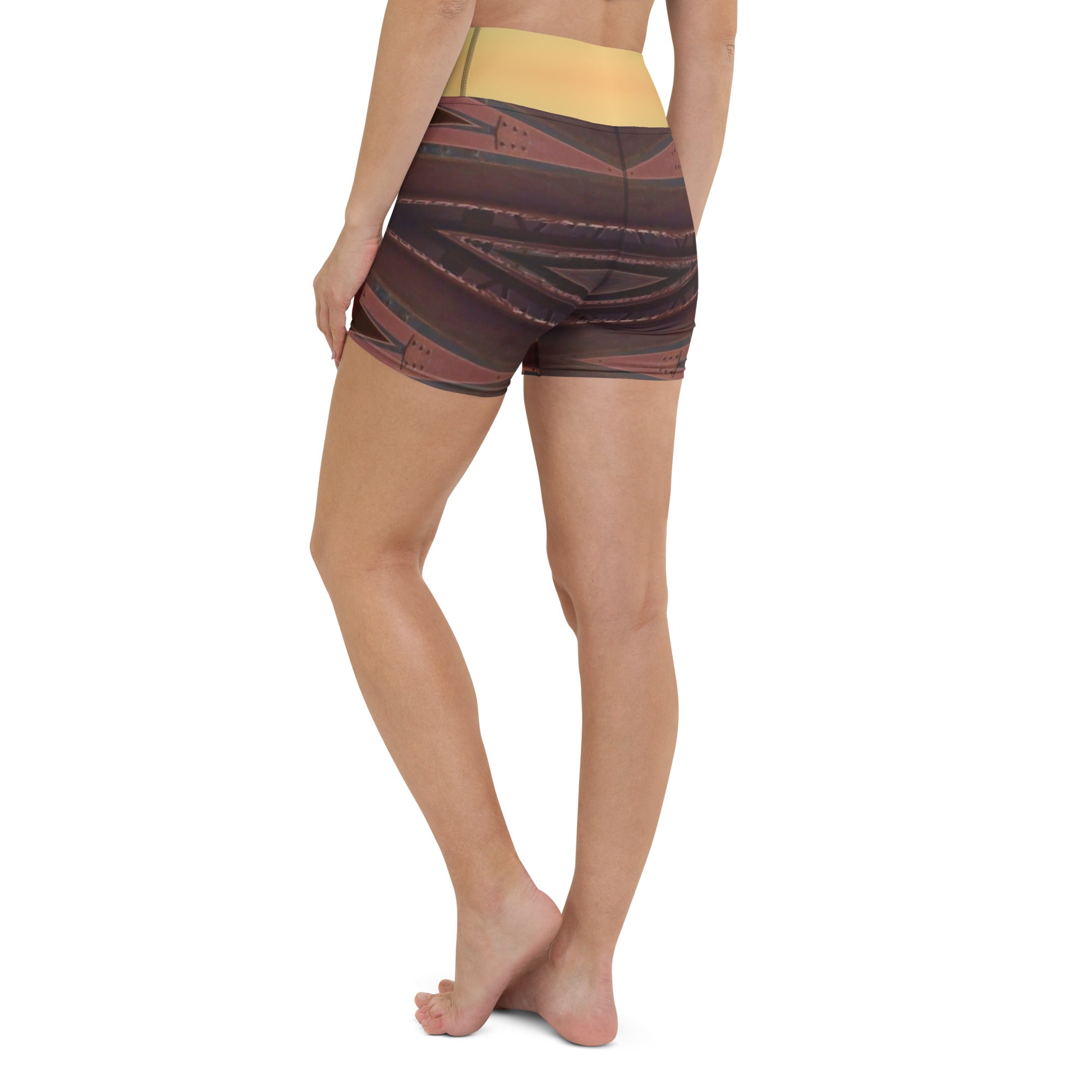 Trestle Frames Yoga Shorts Triboca Arts